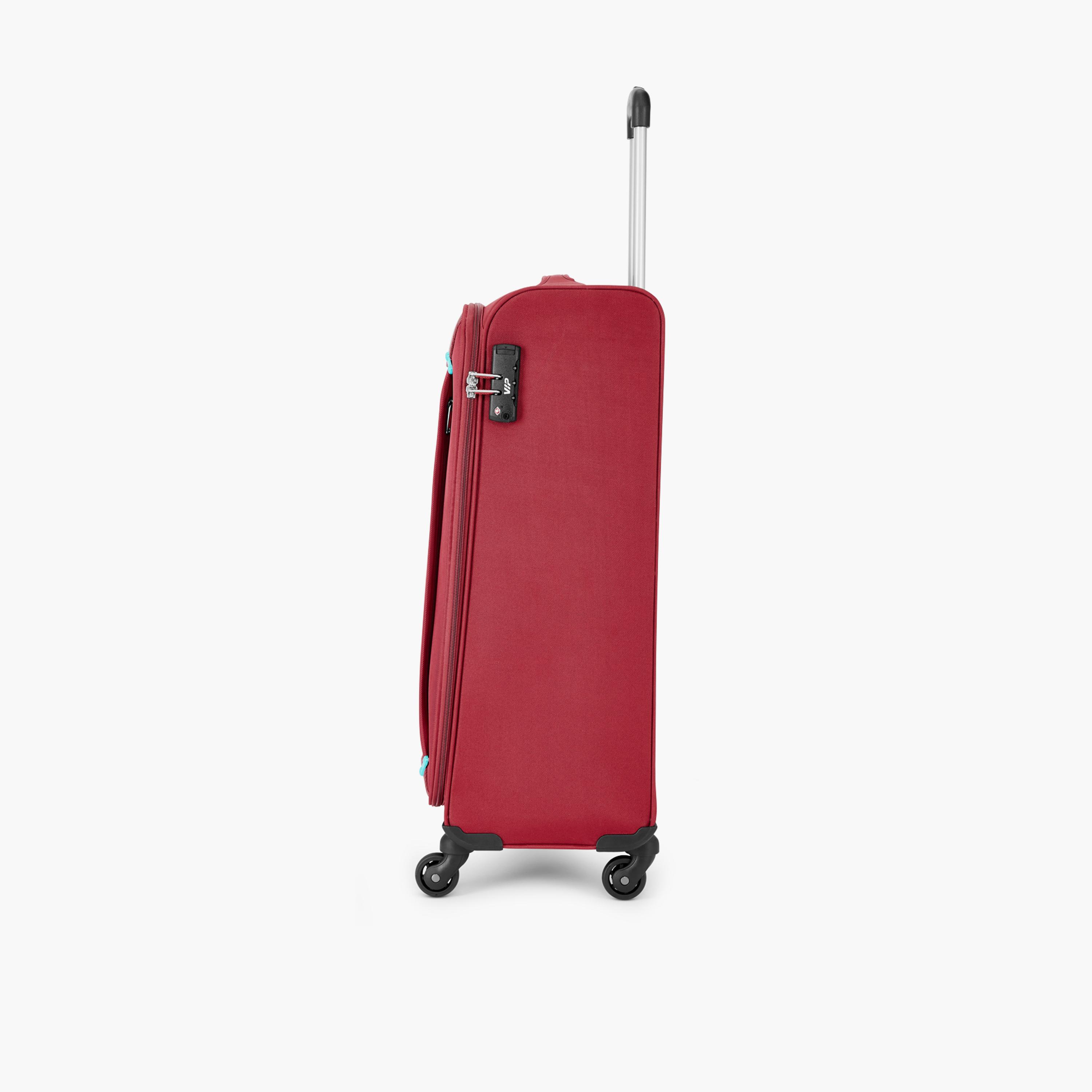 VIP Staple Plus 69 CM Medium Check-in Nylon Soft Sided 4-Wheeler Spinner Trolley Bag with Combination Lock | VIP STAPLE PLUS-travel-luggagesandbags-luggage-image-6