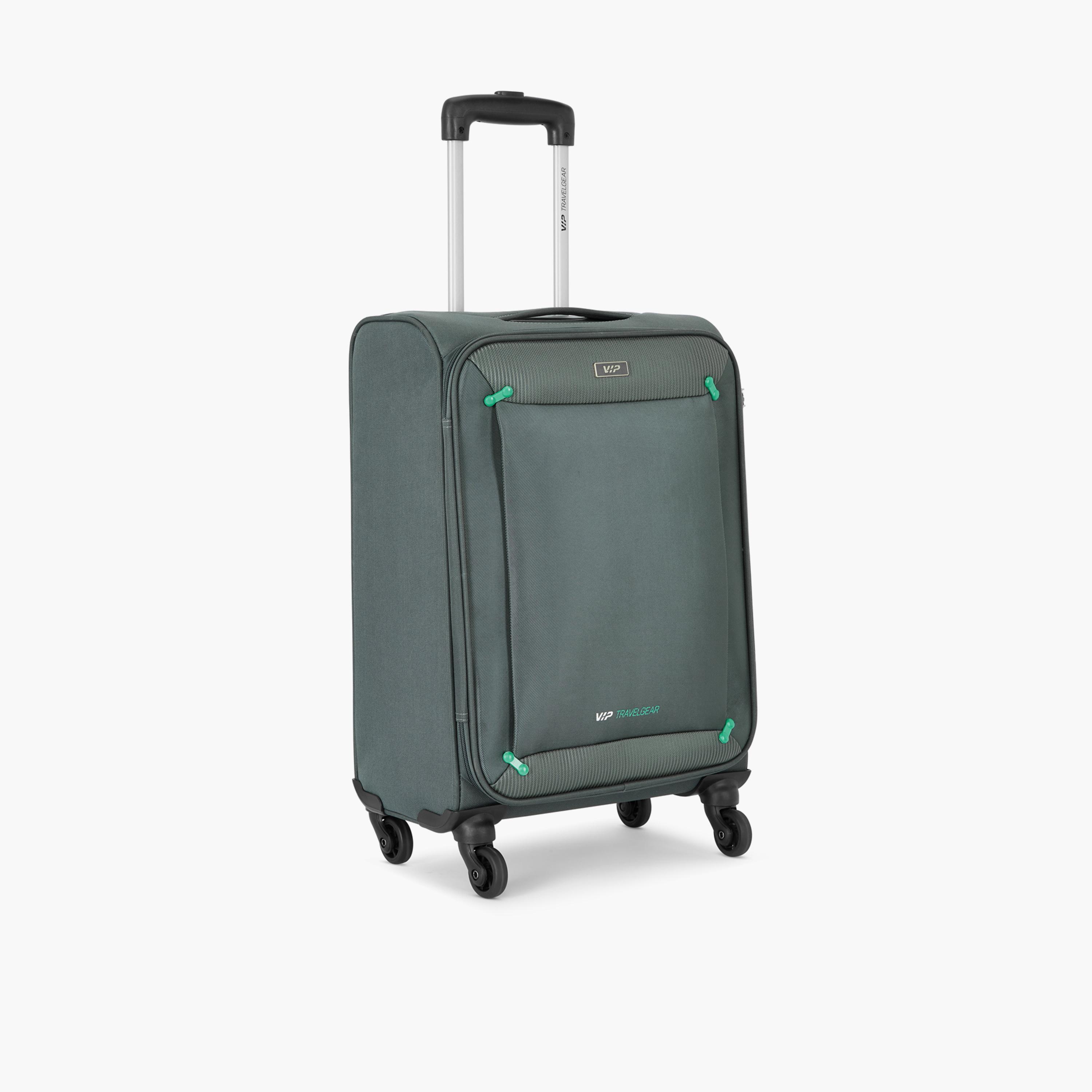 VIP Staple Plus 57 CM Small Cabin Nylon Soft Sided 4-Wheeler Spinner Trolley Bag with Combination Lock | VIP STAPLE PLUS-travel-luggagesandbags-luggage-image-6