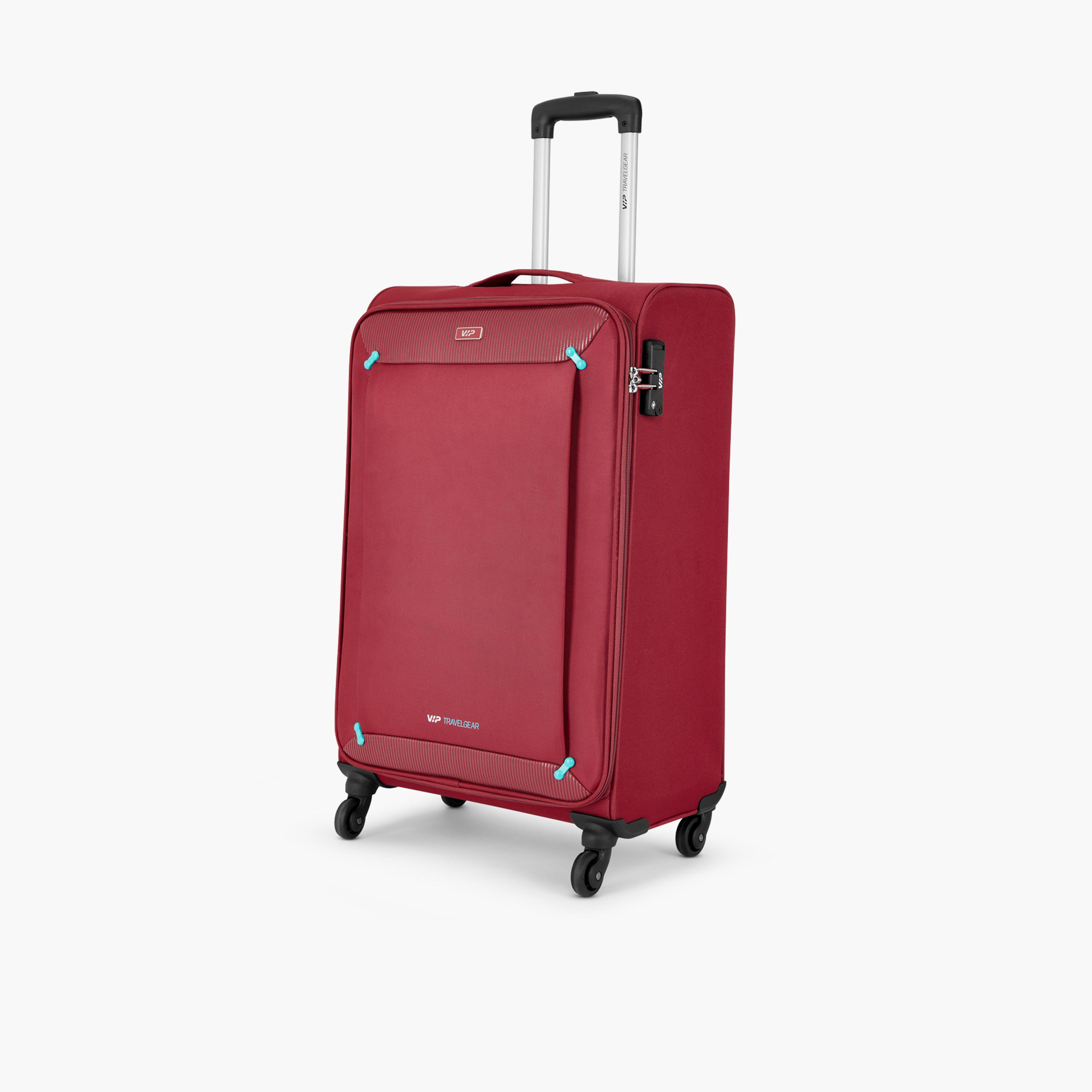 VIP Staple Plus 57 CM Small Cabin Nylon Soft Sided 4-Wheeler Spinner Trolley Bag with Combination Lock | VIP STAPLE PLUS-travel-luggagesandbags-luggage-image-7