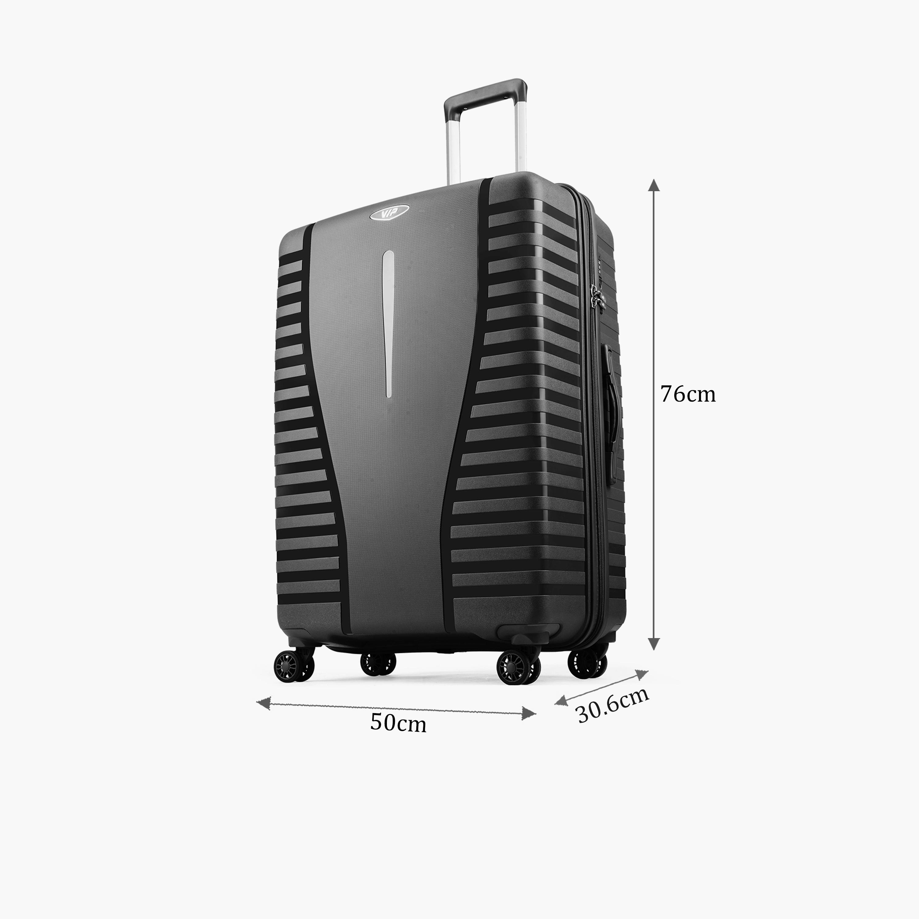 VIP Quest Plus 76 CM Large Check-in Polycarbonate Hard Sided 4-Wheeler Spinner Trolley Bag with TSA-approved Combination Lock | VIP QUEST PLUS-travel-luggagesandbags-luggage-image-2