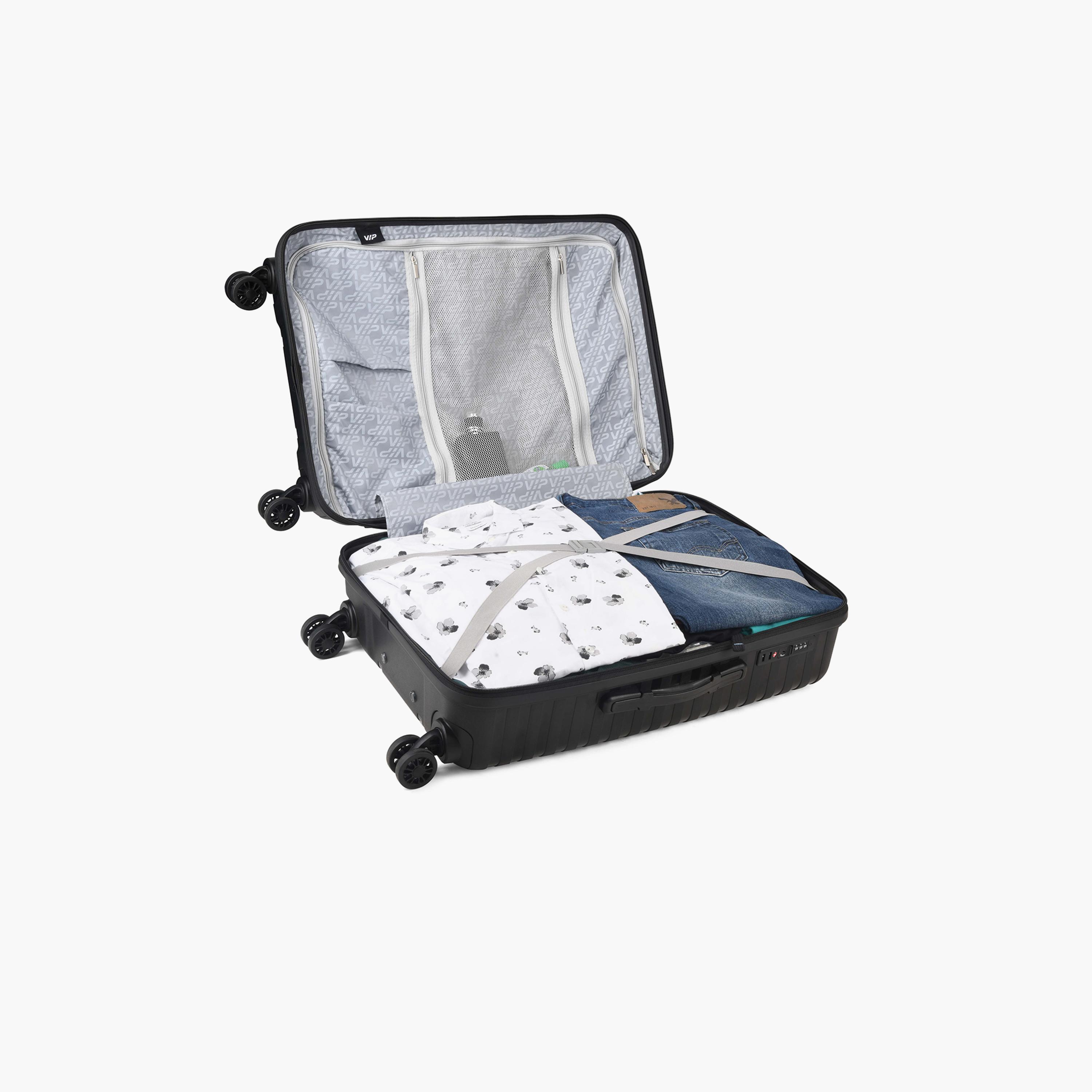 VIP Quest Plus 76 CM Large Check-in Polycarbonate Hard Sided 4-Wheeler Spinner Trolley Bag with TSA-approved Combination Lock | VIP QUEST PLUS-travel-luggagesandbags-luggage-image-5