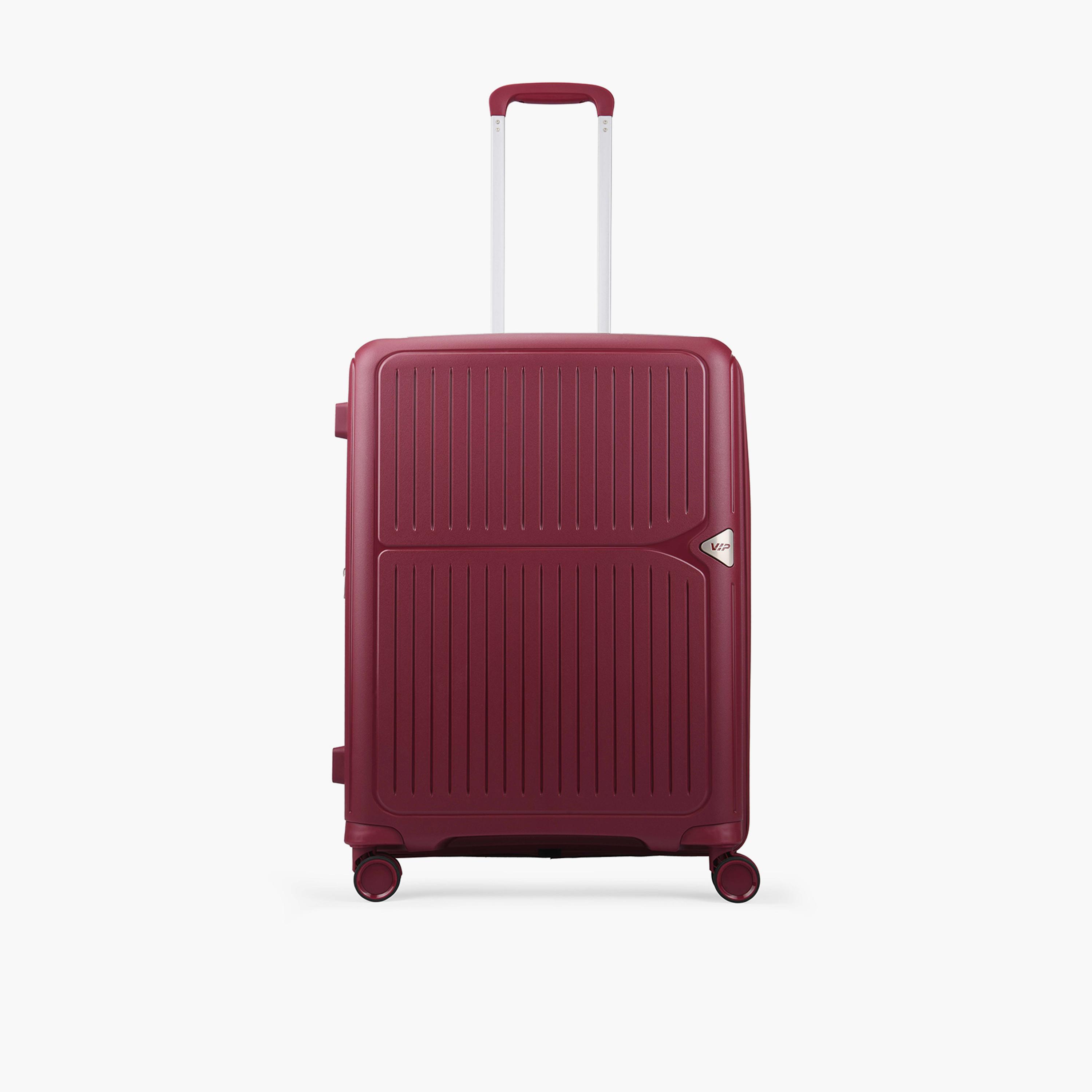 VIP Locus Max 67 CM Medium Check-in Polycarbonate Hard Sided 4-Wheeler Spinner Trolley Bag with TSA-approved Combination Lock | VIP LOCUS MAX-travel-luggagesandbags-luggage-image-1