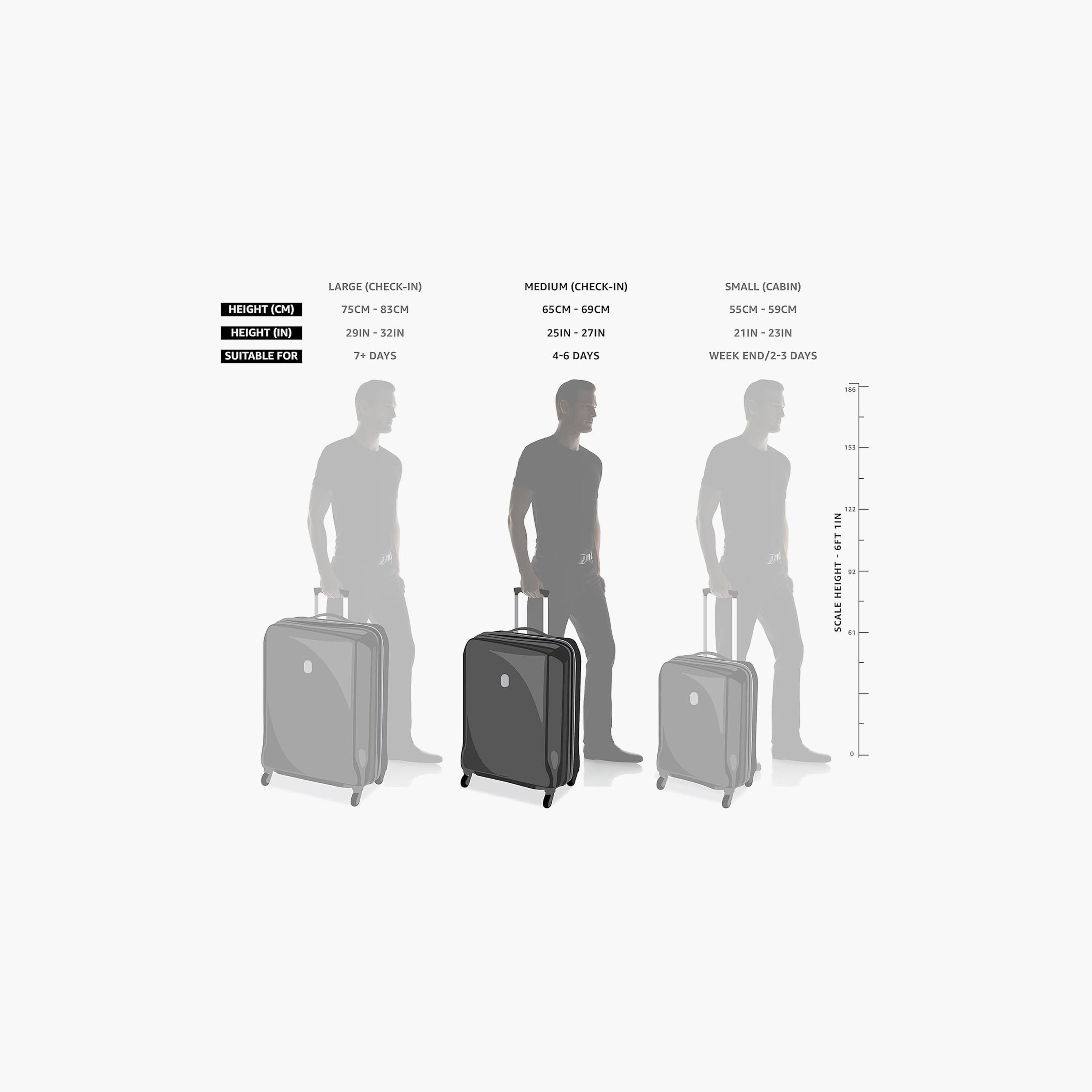 VIP Locus Max 67 CM Medium Check-in Polycarbonate Hard Sided 4-Wheeler Spinner Trolley Bag with TSA-approved Combination Lock | VIP LOCUS MAX-travel-luggagesandbags-luggage-image-4