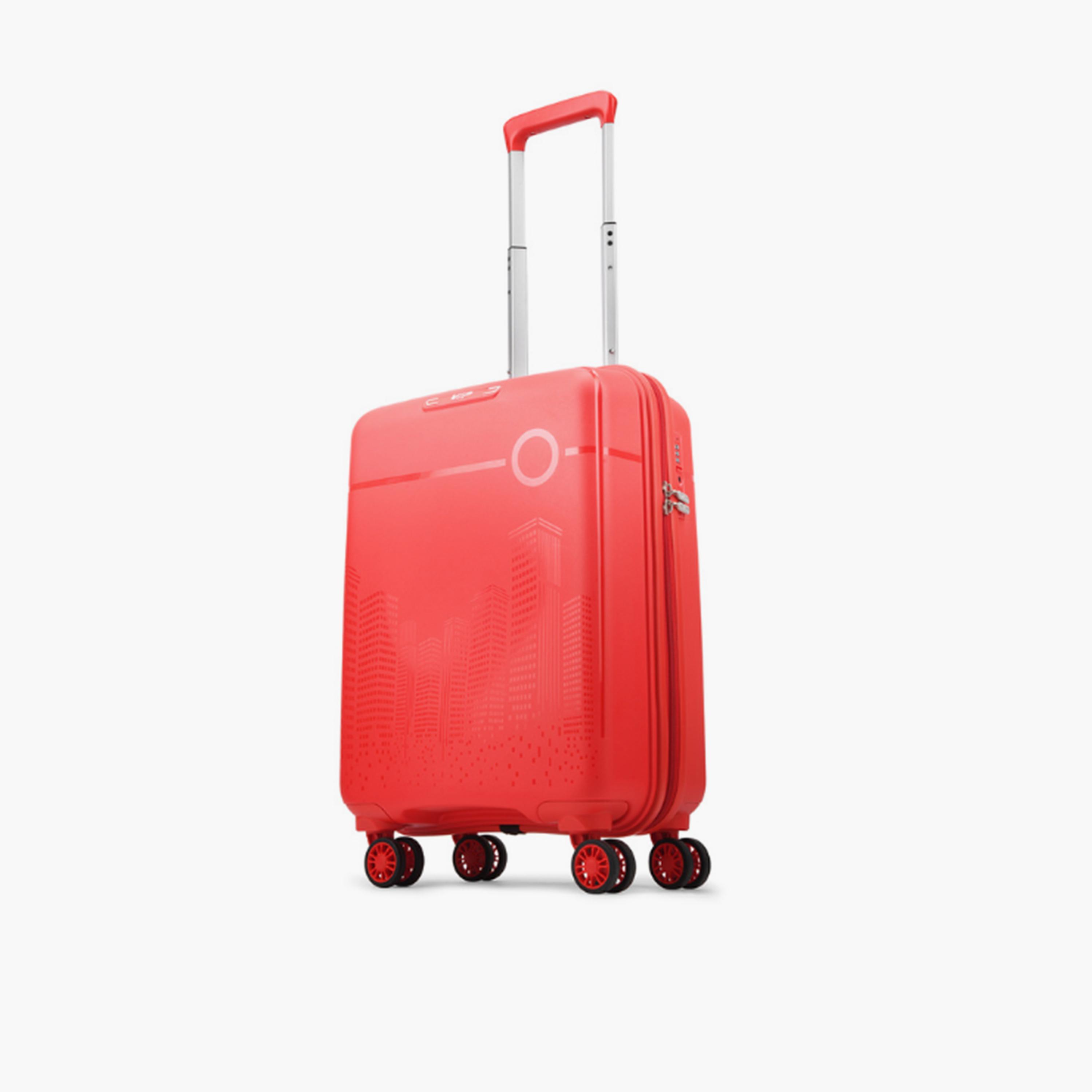 VIP Cityscape Plus 55 CM Small Cabin Polypropylene Hard Sided 4-Wheeler Spinner Trolley Bag with TSA-approved Combination Lock | VIP CITYSCAPE PLUS-travel-luggagesandbags-luggage-image-7