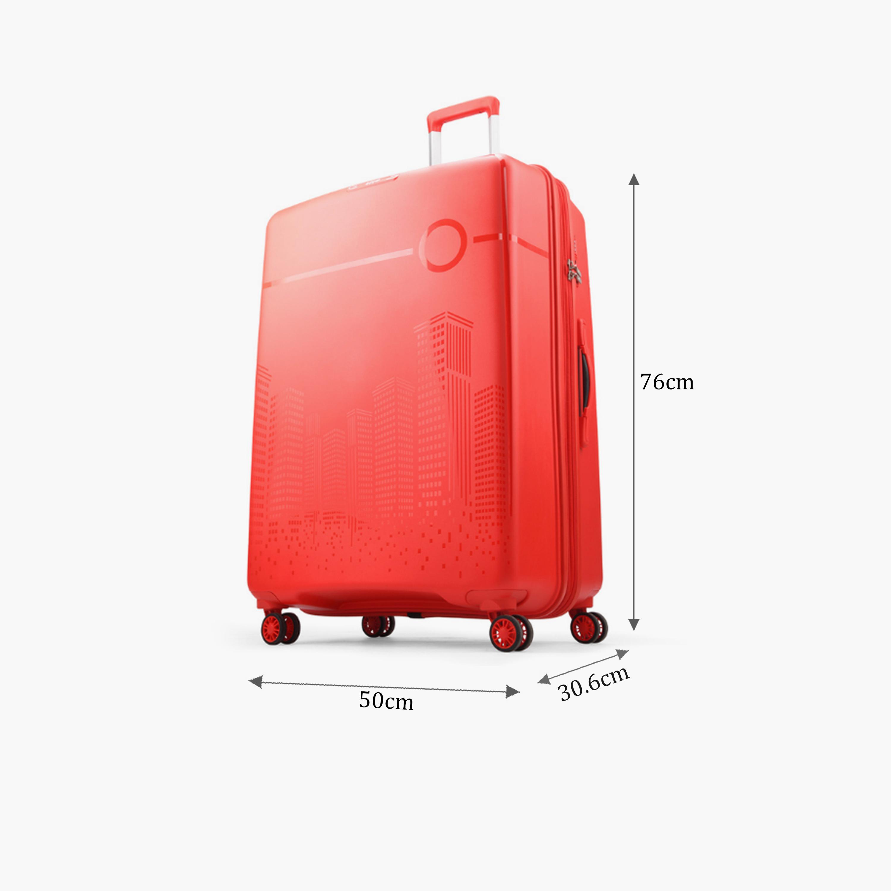 VIP Cityscape Plus 79 CM Large Check-in Polypropylene Hard Sided 4-Wheeler Spinner Trolley Bag with TSA-approved Combination Lock | VIP CITYSCAPE PLUS-travel-luggagesandbags-luggage-image-2