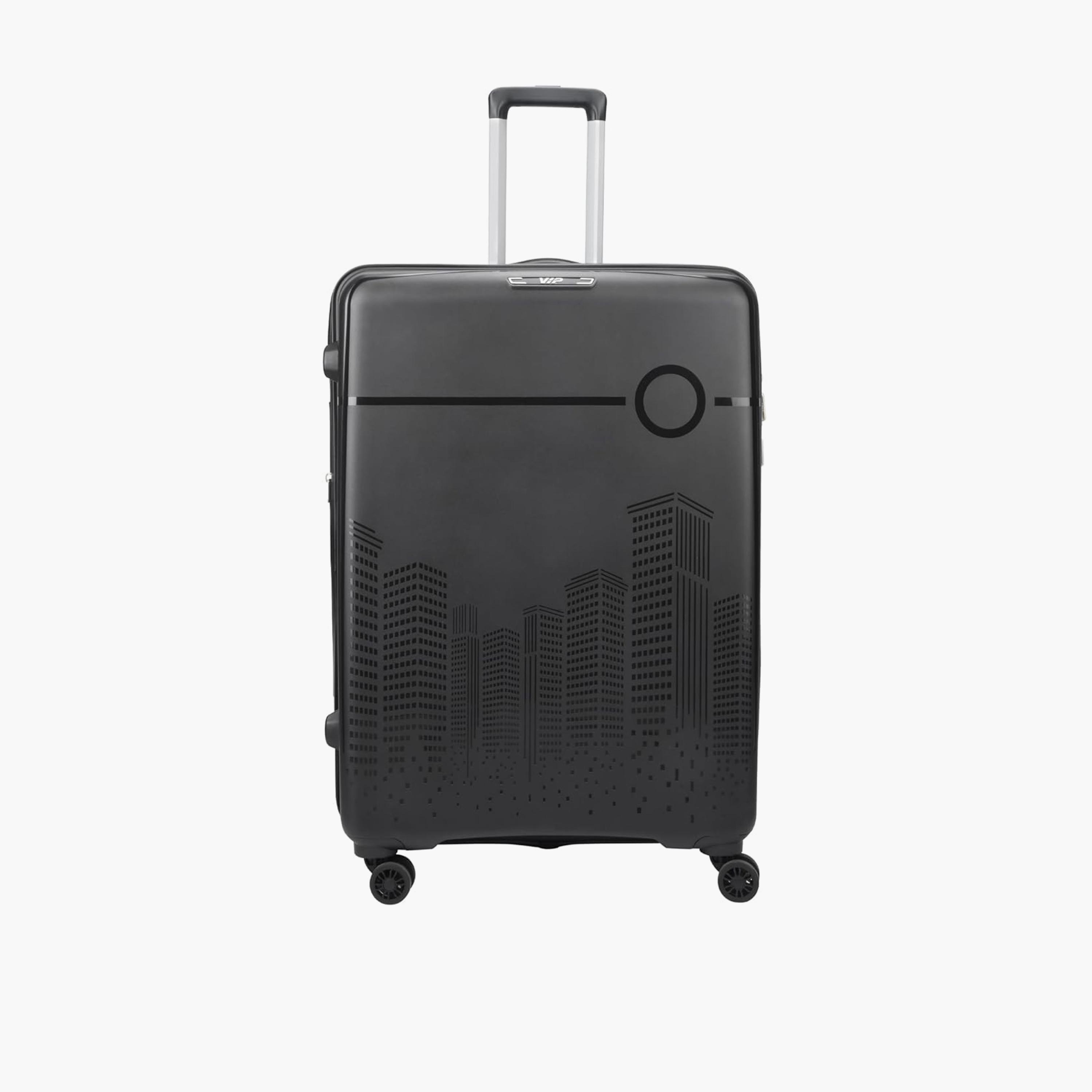 VIP Cityscape Plus 55 CM Small Cabin Polypropylene Hard Sided 4-Wheeler Spinner Trolley Bag with TSA-approved Combination Lock | VIP CITYSCAPE PLUS-travel-luggagesandbags-luggage-image-1