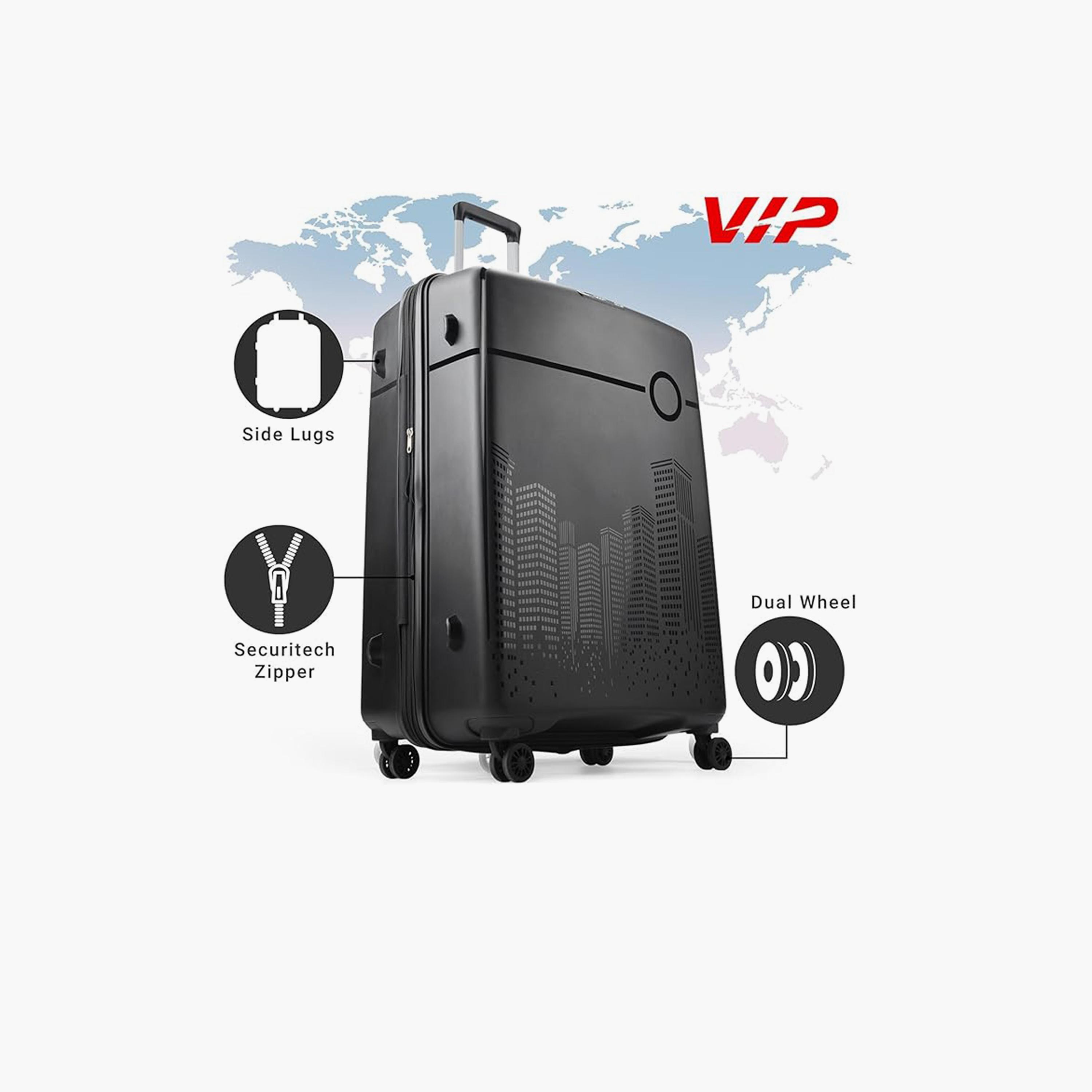 VIP Cityscape Plus 55 CM Small Cabin Polypropylene Hard Sided 4-Wheeler Spinner Trolley Bag with TSA-approved Combination Lock | VIP CITYSCAPE PLUS-travel-luggagesandbags-luggage-image-8