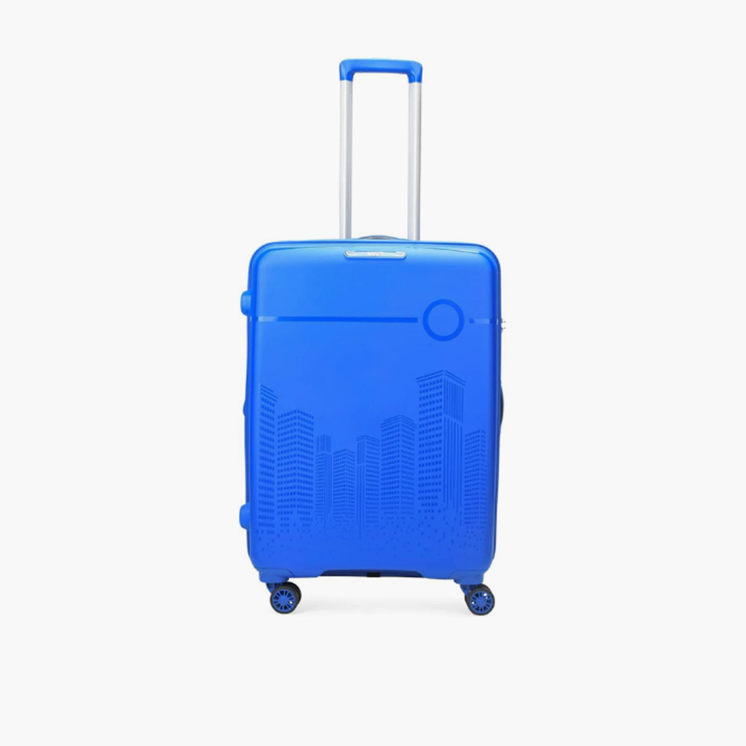VIP Cityscape Plus 55 CM Small Cabin Polypropylene Hard Sided 4-Wheeler Spinner Trolley Bag with TSA-approved Combination Lock | VIP CITYSCAPE PLUS-travel-luggagesandbags-luggage-image-1