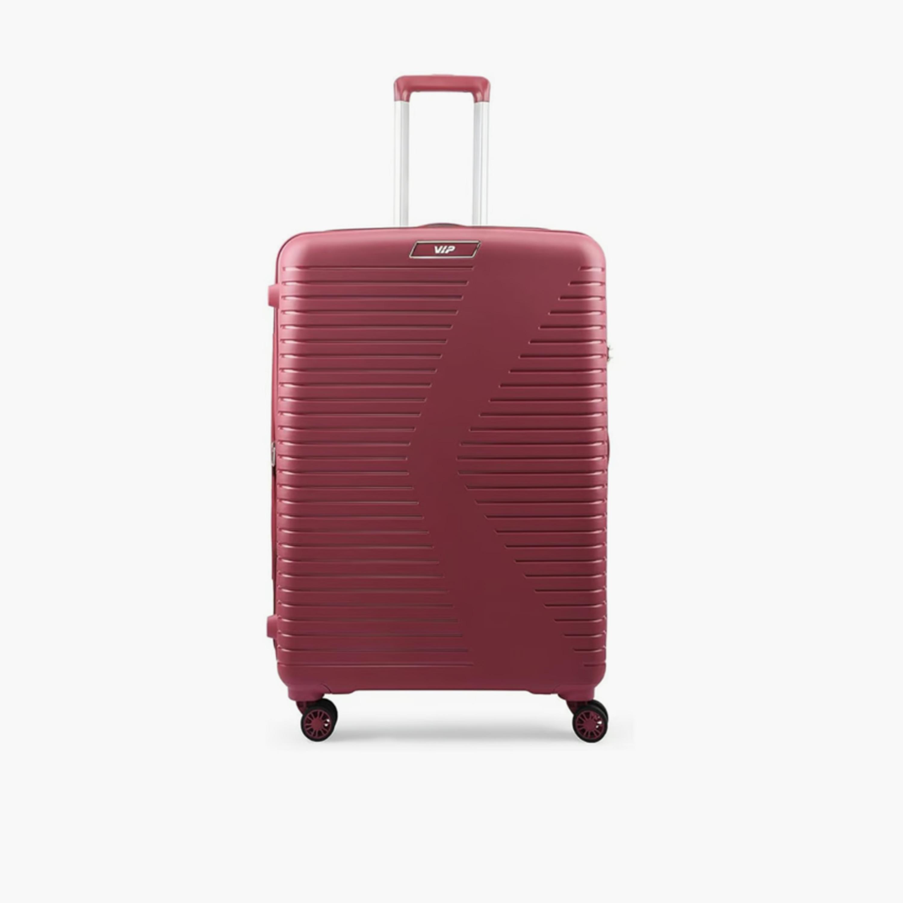 VIP Karl Plus 66 CM Medium Check-in Polypropylene Hard Sided 4-Wheeler Spinner Trolley Bag with TSA-approved Combination Lock | VIP KARL PLUS-travel-luggagesandbags-luggage-image-1