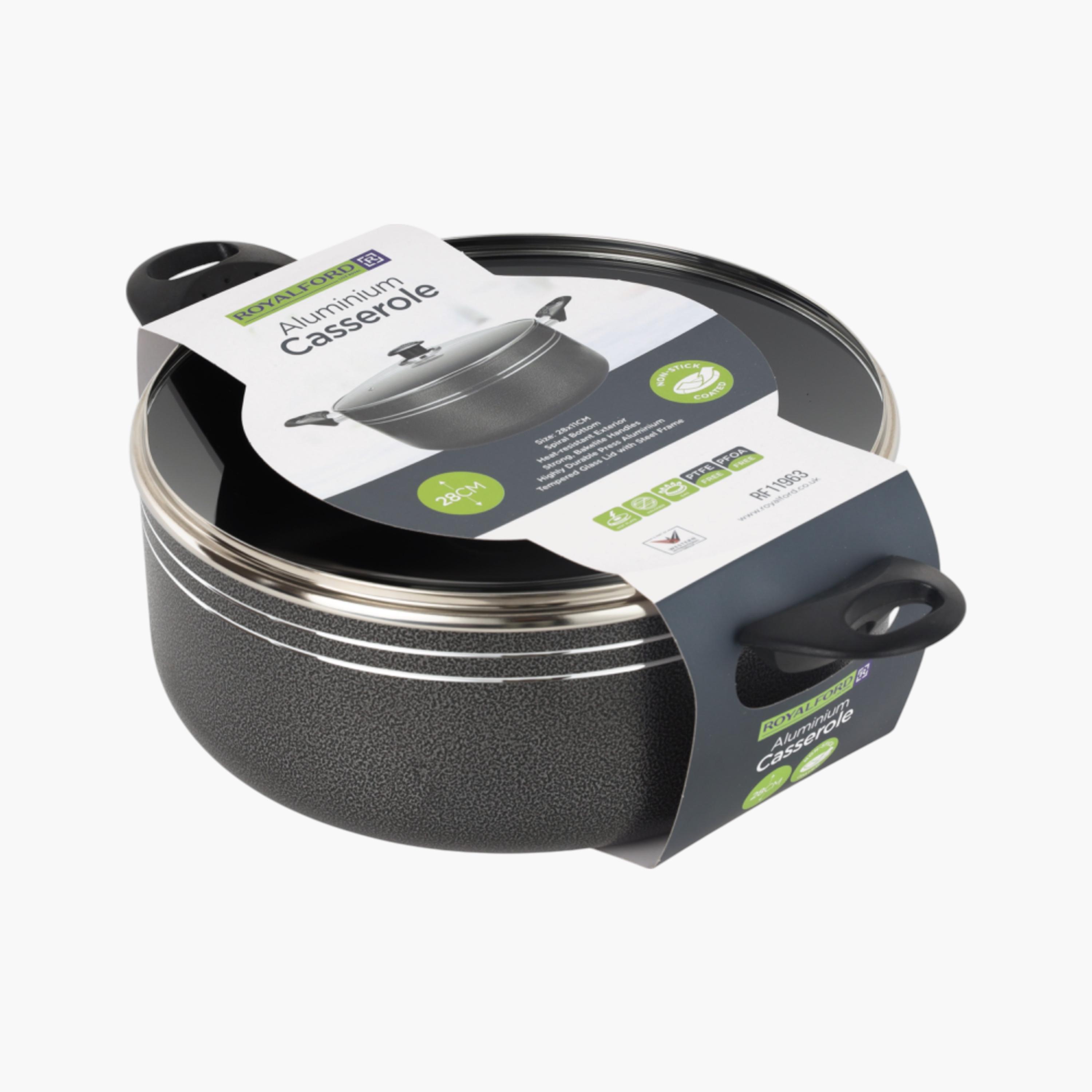 RF11963 Aluminium Casserole - 28 cms-household-kitchen-cookware-potsandpans-image-2