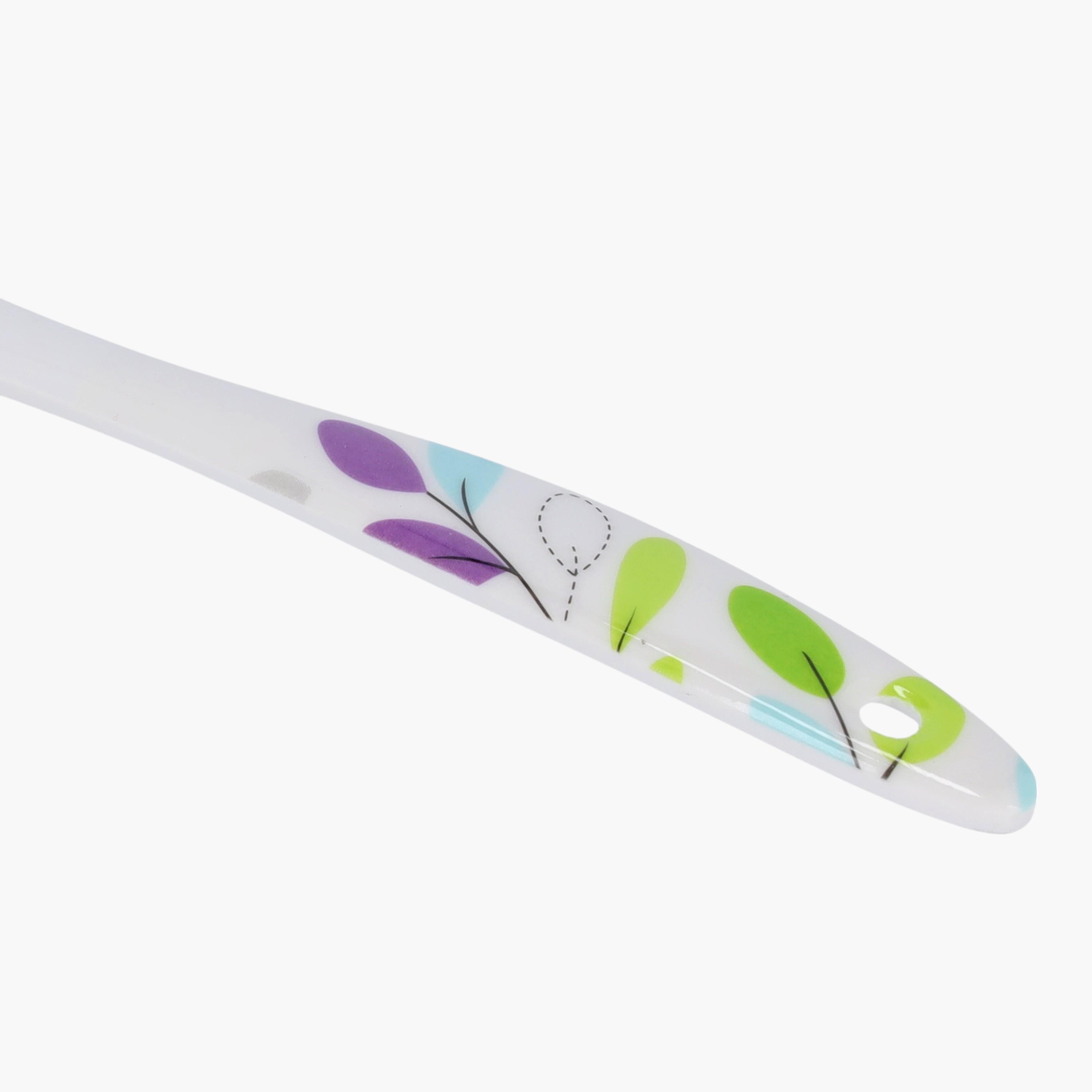 ملعقة تقديم ميلامين بطبعات ورق شجر من رويال فورد-household-kitchen-kitchentoolsandutensils-cookingutensils-image-6