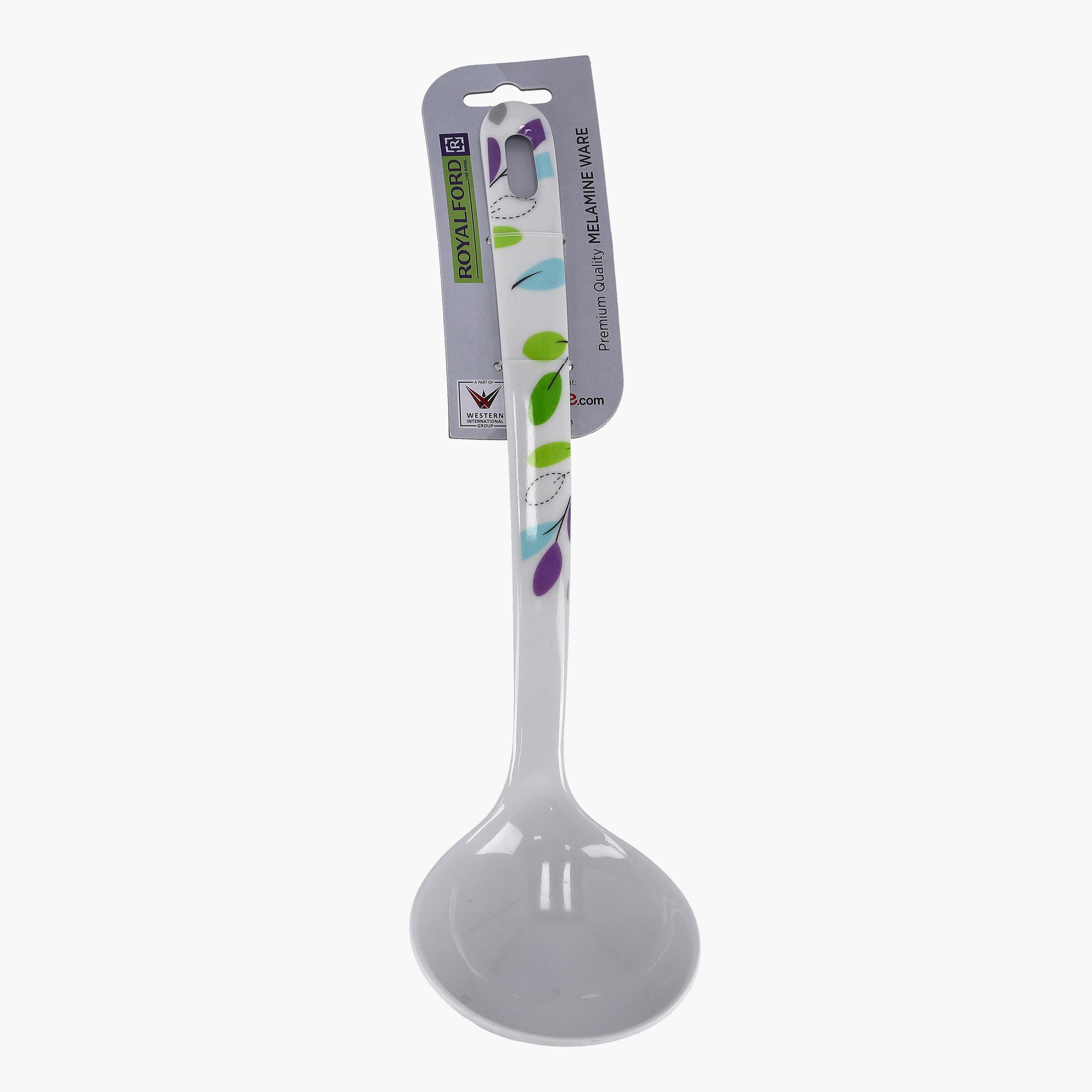 Floral Print Melamine Soup Spoon-household-kitchen-kitchentoolsandutensils-foodservingtools-image-5