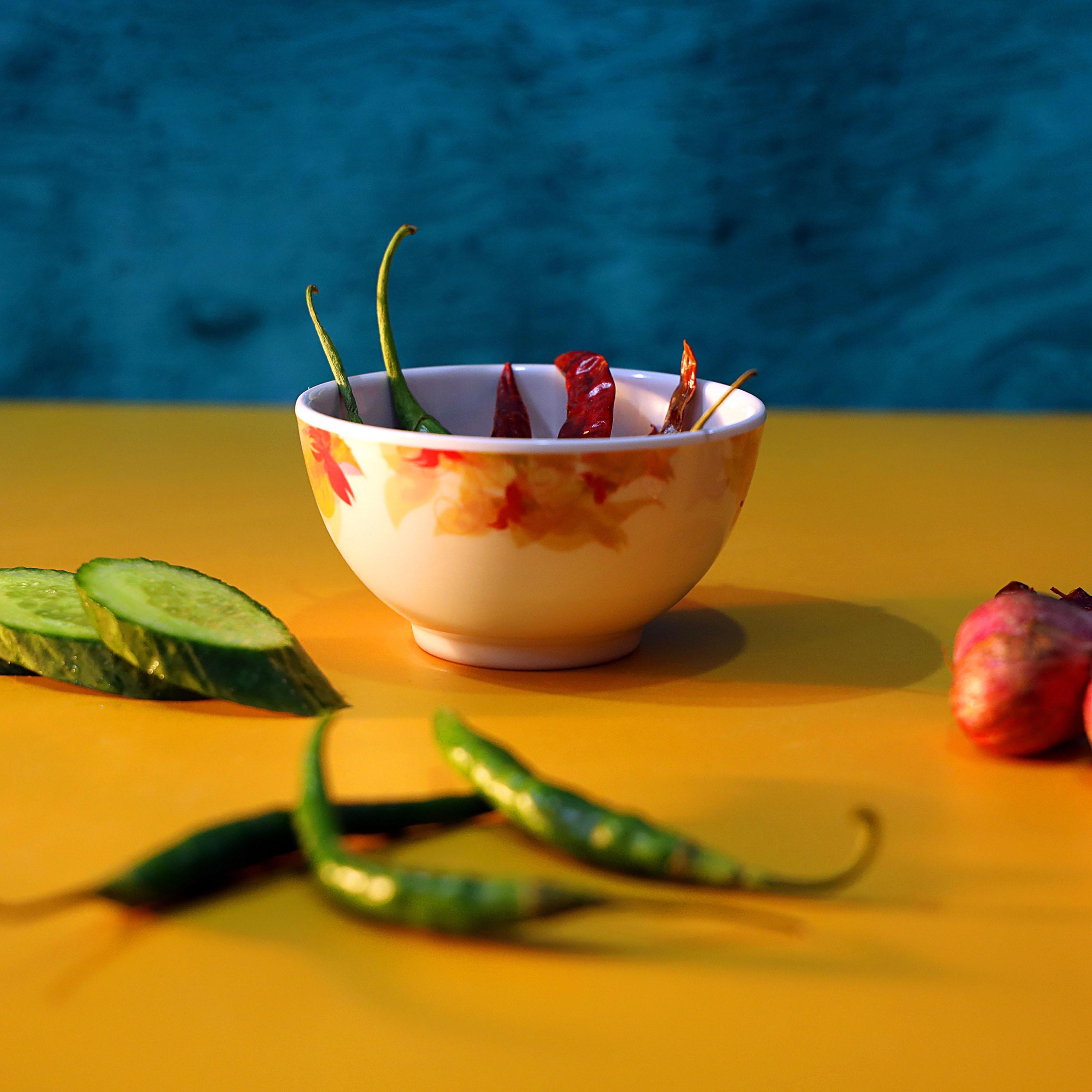 Printed Melamine Rice Bowl-household-dining-dinnerware-bowls-image-4
