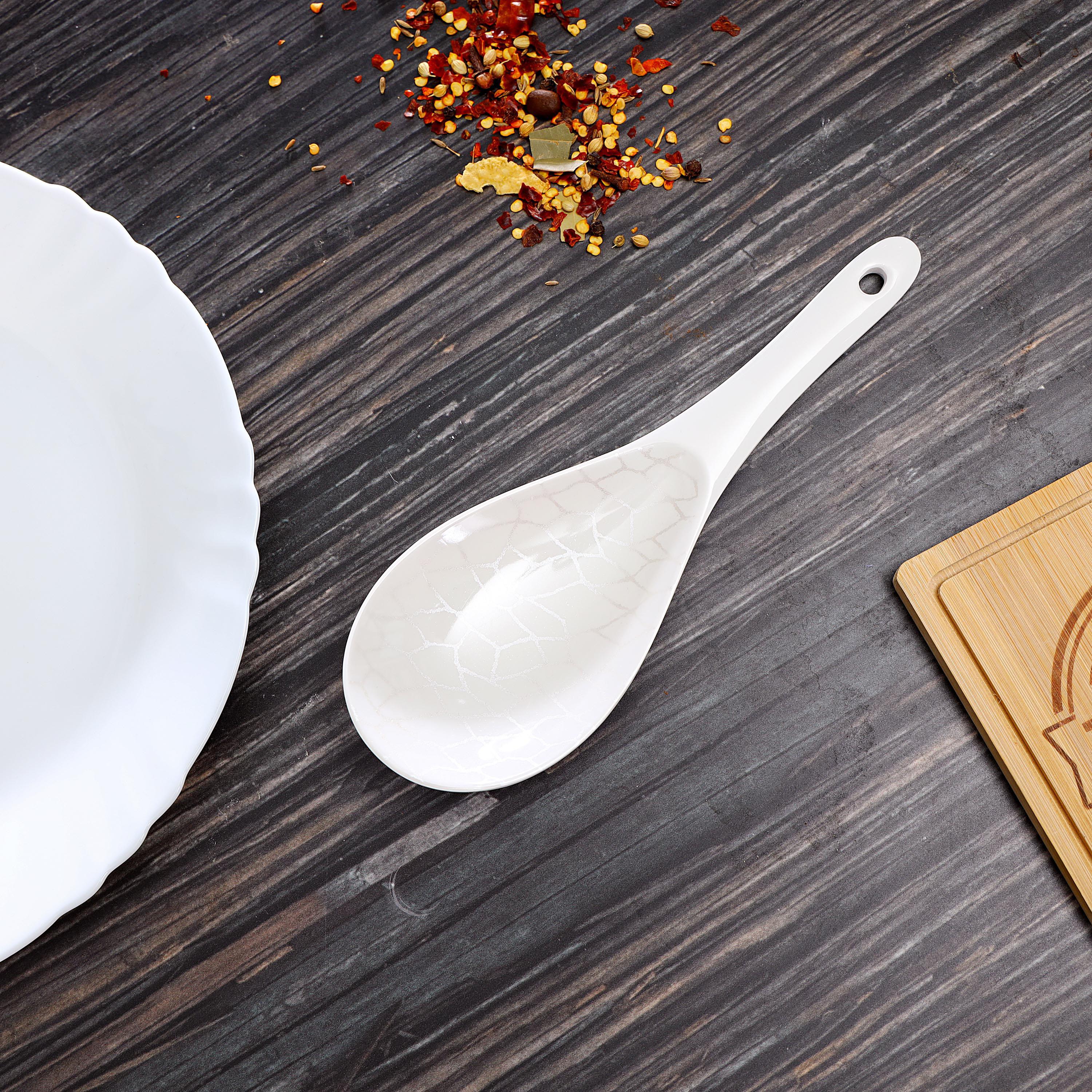 Melamine Rice Serving Spoon-household-dining-dinnerware-bowls-image-1