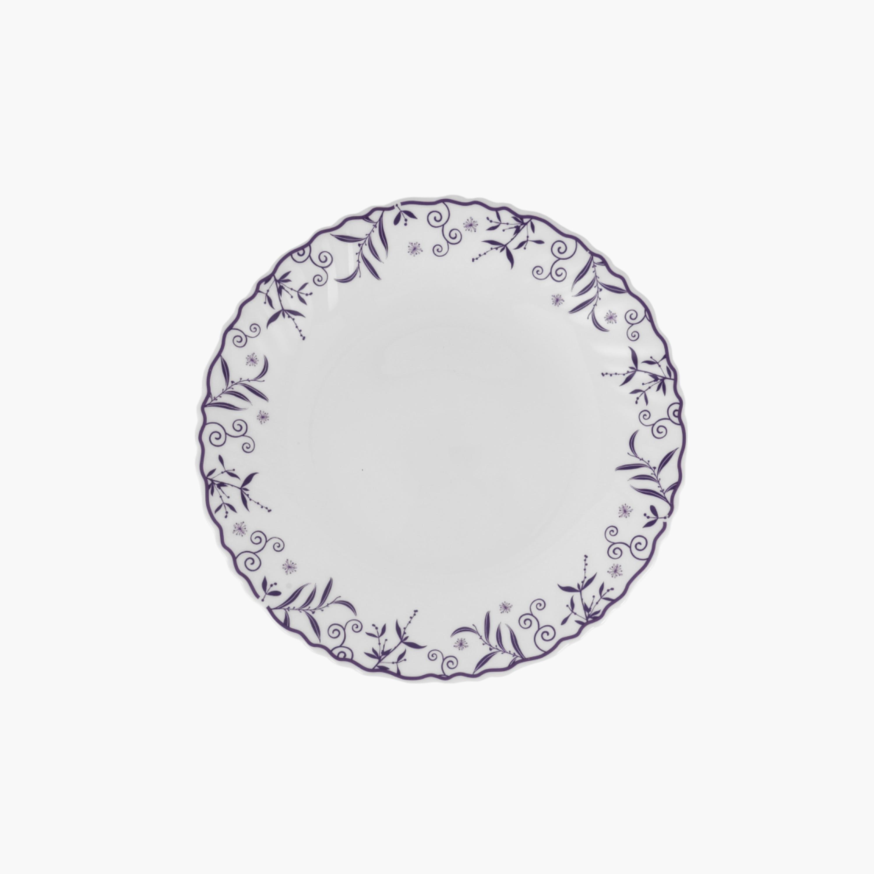 صحن حلوى أوبال وير بطبعات من رويال فورد - 19 سم-household-dining-dinnerware-plates-image-1