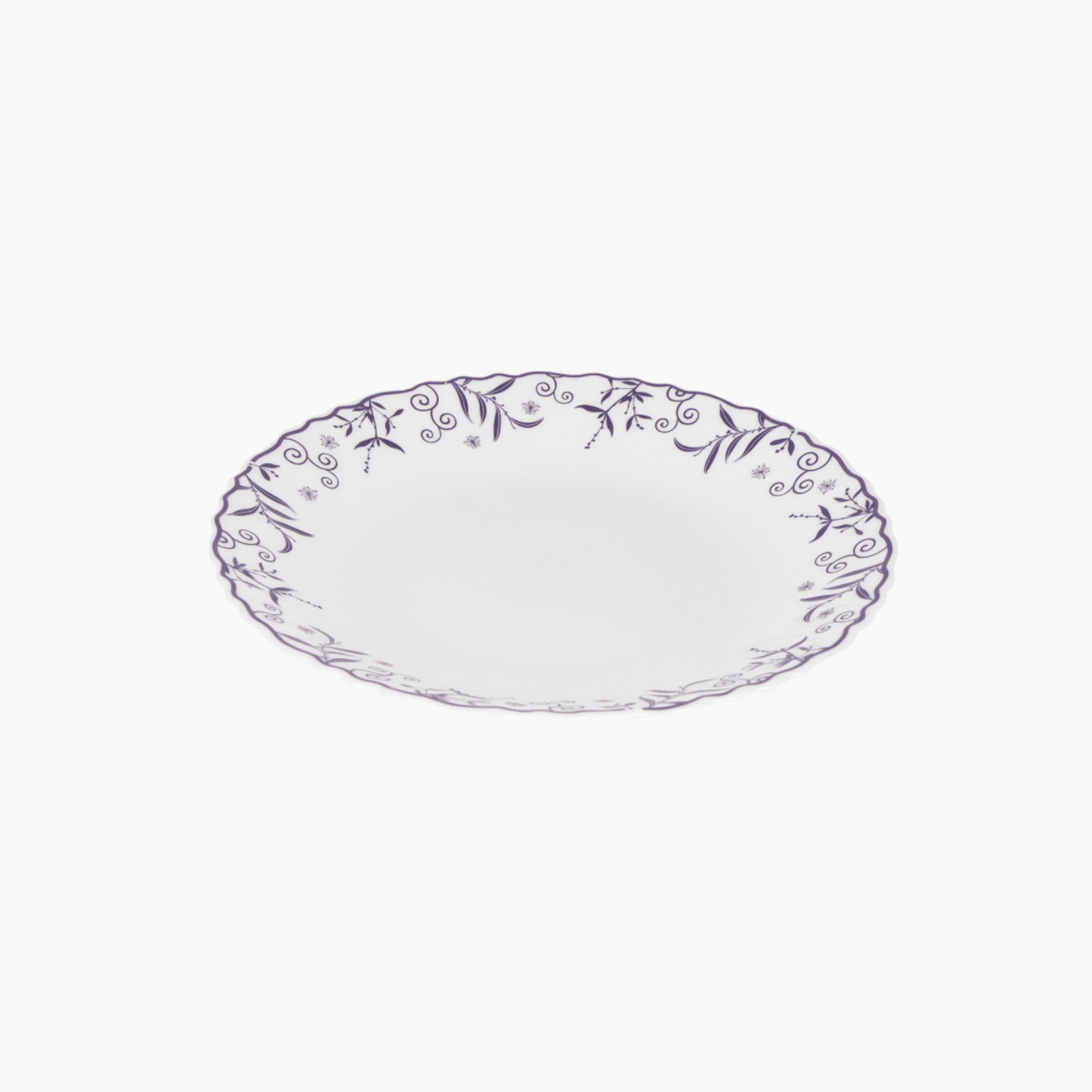 صحن حلوى أوبال وير بطبعات من رويال فورد - 19 سم-household-dining-dinnerware-plates-image-2