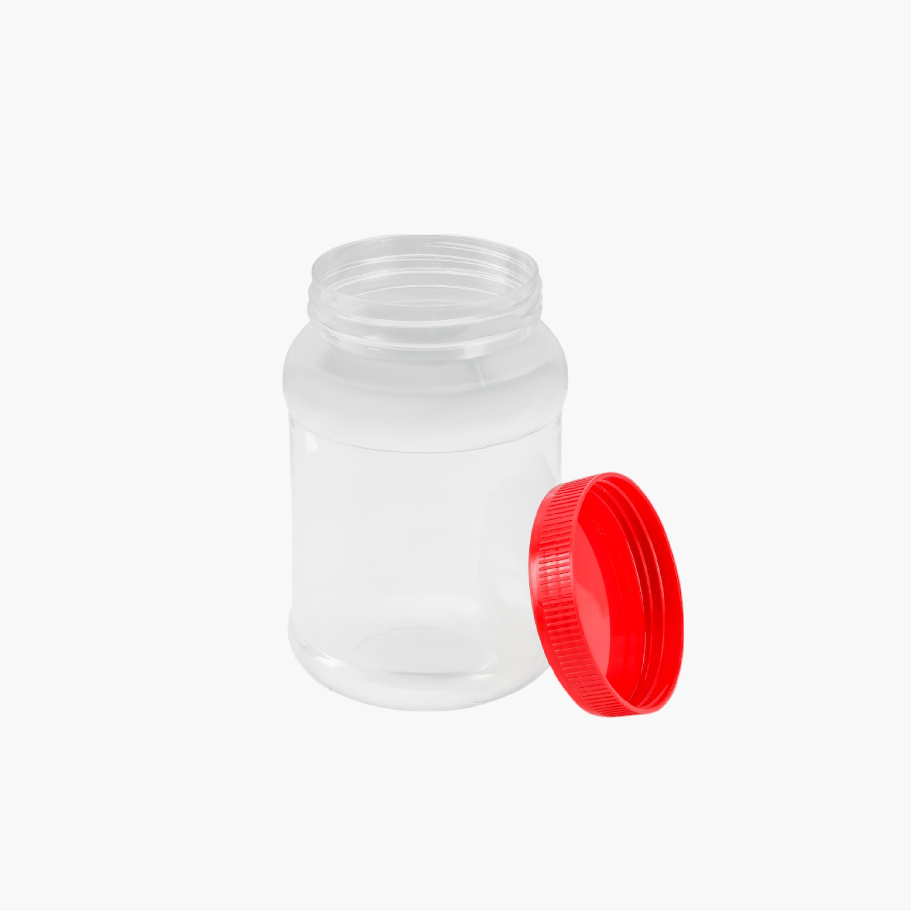 Round Air-Tight Pet Jar - 1 L-household-kitchen-foodstorage-containers-image-2