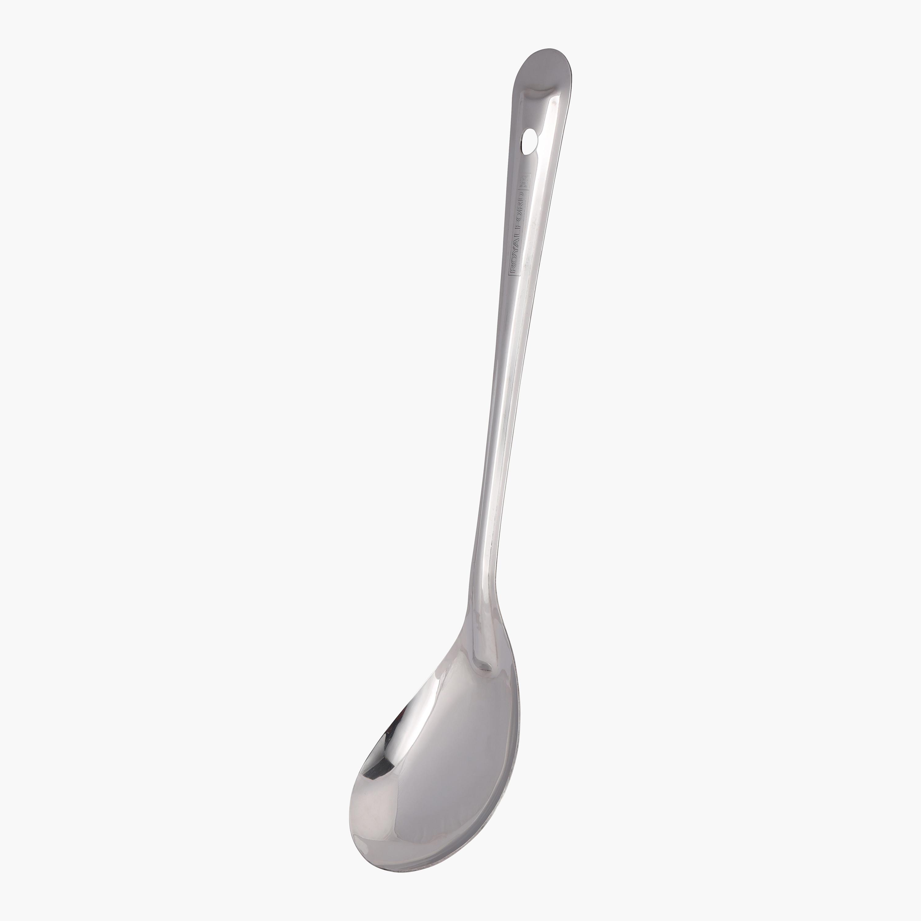 Stainless Steel Basting Spoon - 32 cms-household-kitchen-kitchentoolsandutensils-cookingutensils-image-4