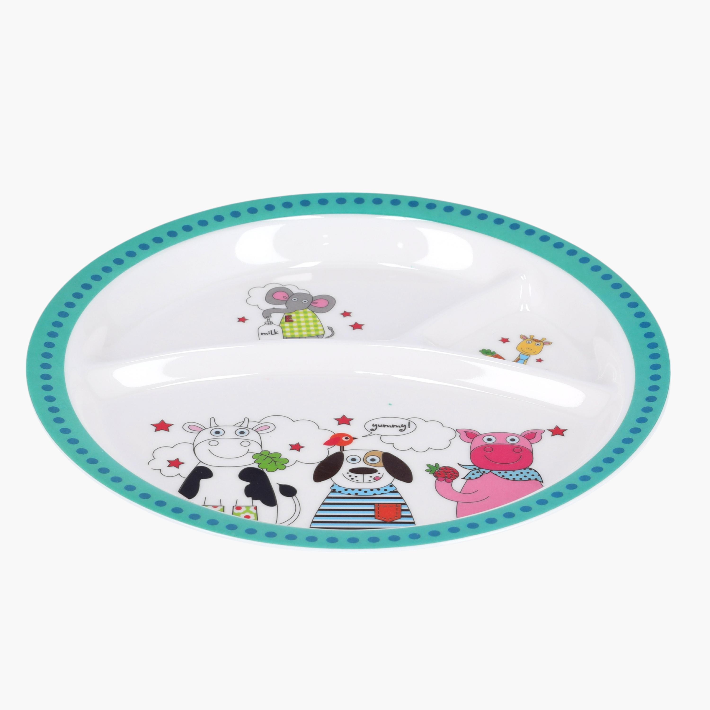 Animal Print 3-Section Plate-household-dining-dinnerware-plates-image-3