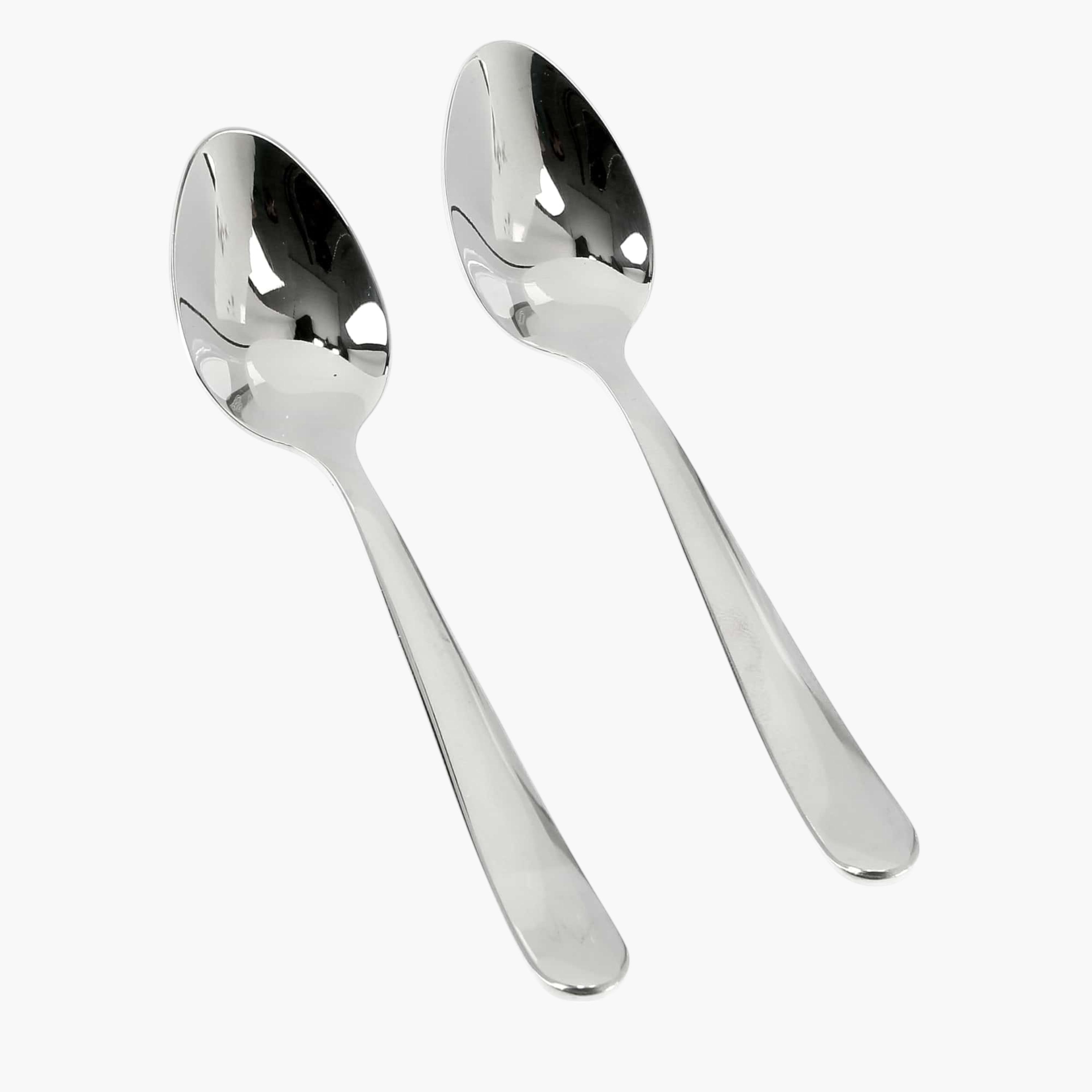 ملاعق قهوة ستانلس ستيل من رويال فورد - طقم من قطعتين-household-dining-cutlery-spoonsforksandknives-image-2