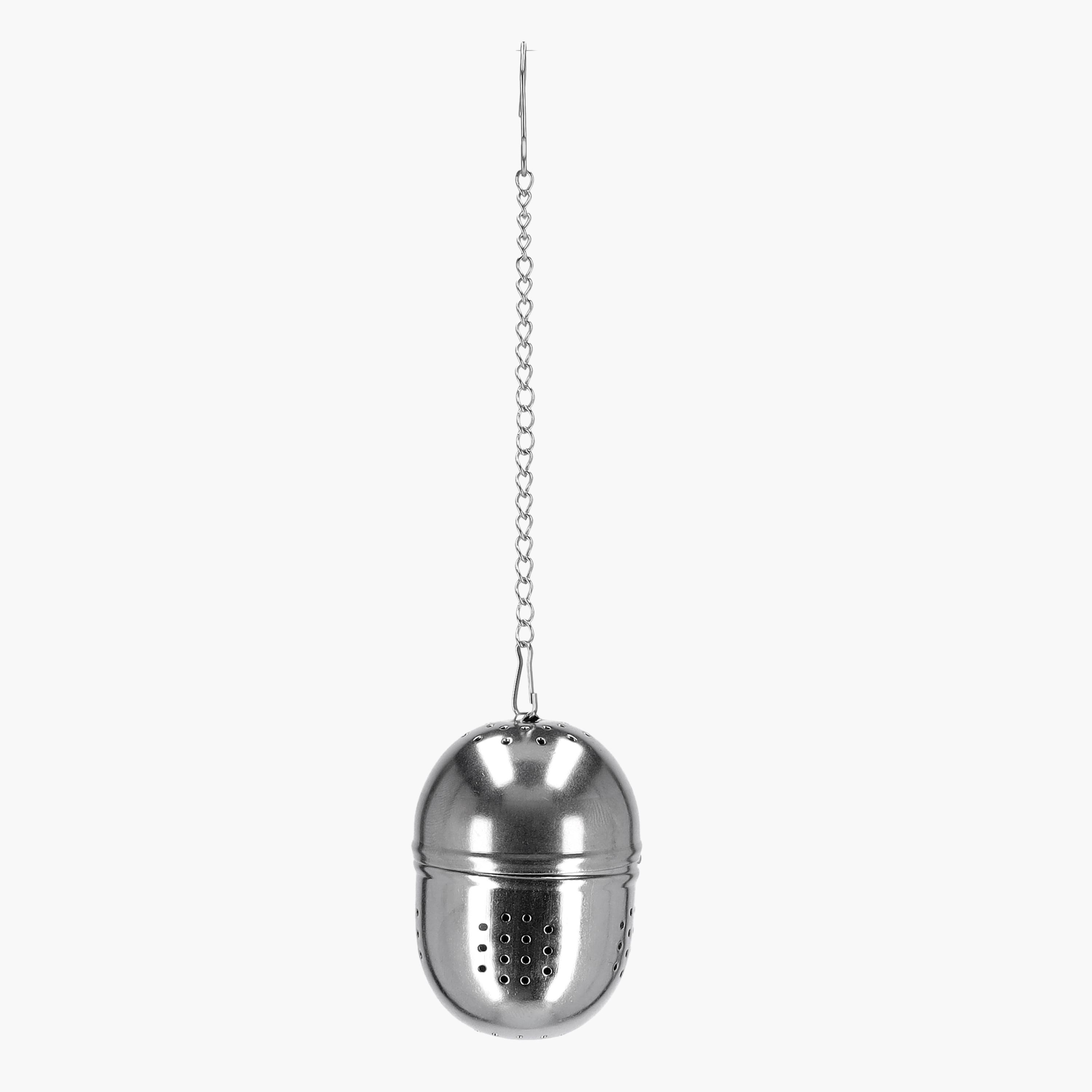 Stainless Steel Tea Strainer with Chain-household-kitchen-kitchentoolsandutensils-foodservingtools-image-1