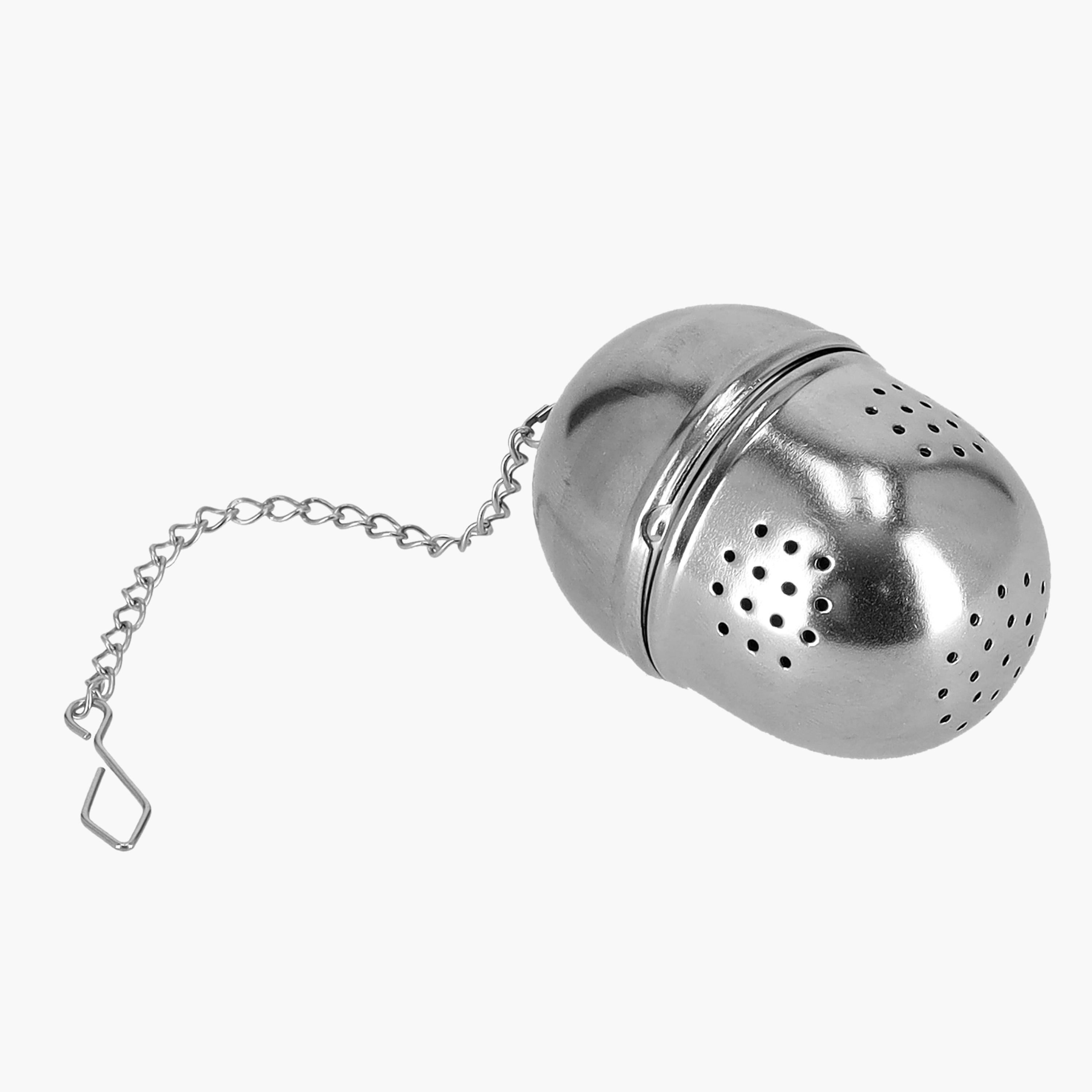 Stainless Steel Tea Strainer with Chain-household-kitchen-kitchentoolsandutensils-foodservingtools-image-3