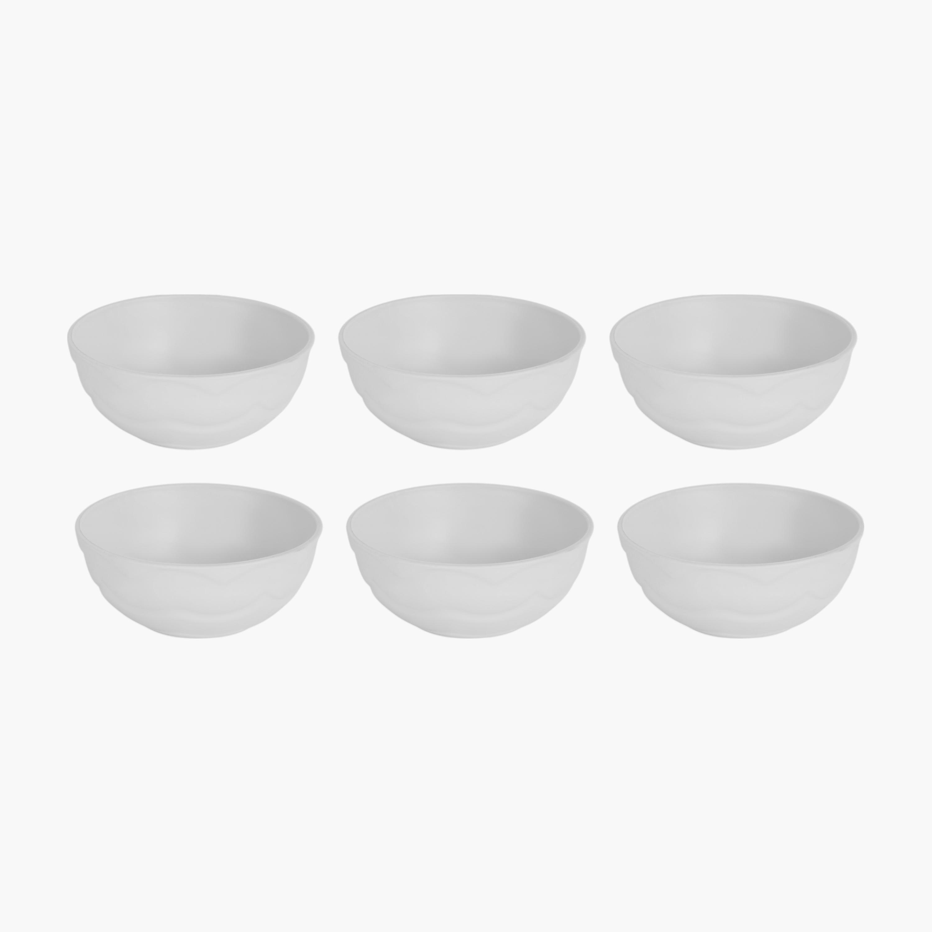 Royalford 6-Piece Solid Snack Plate Set - 11 cms-household-dining-dinnerware-bowls-image-12