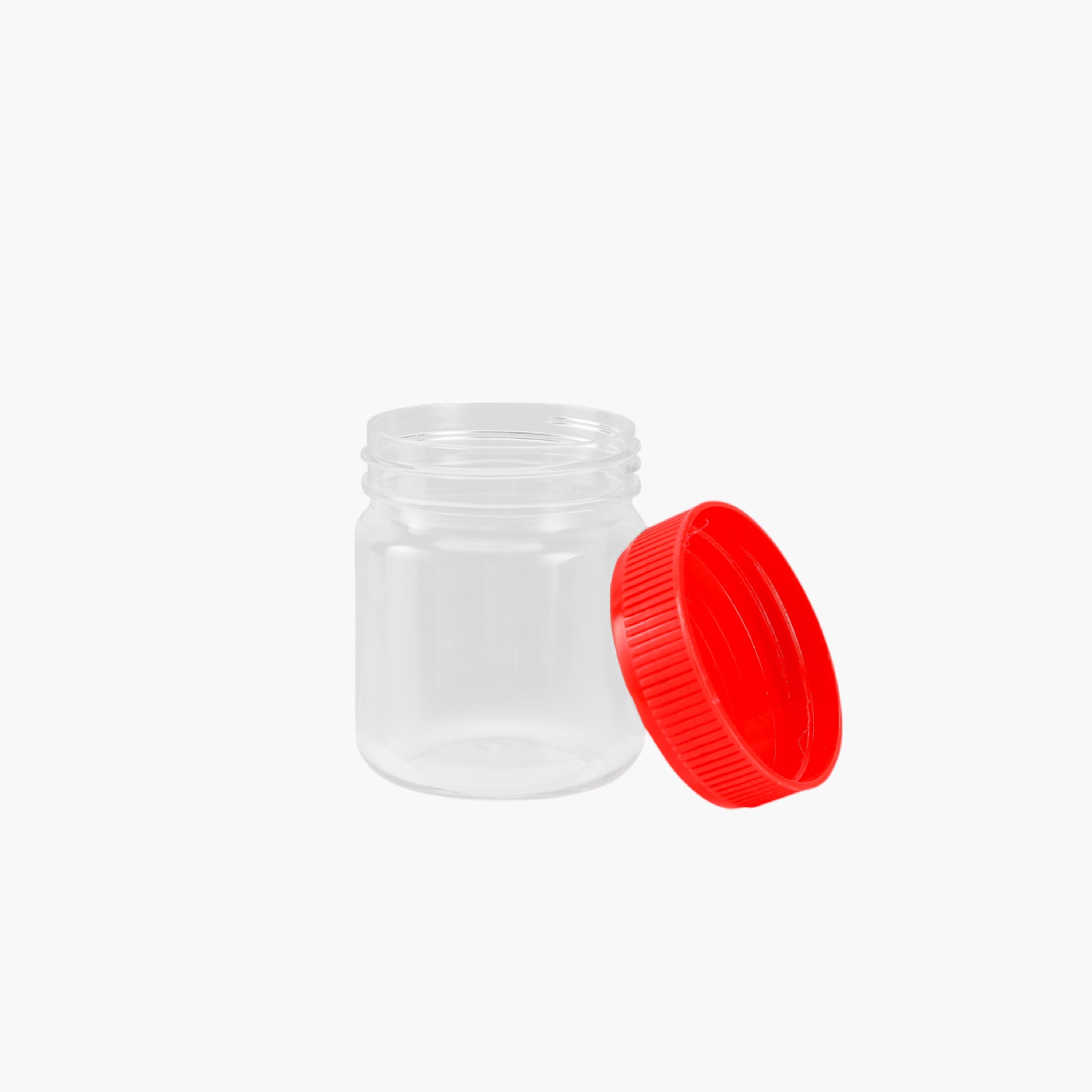 Royalford 6-Piece Solid Round Airtight PET Jar Set - 100 ml-household-kitchen-foodstorage-containers-image-6
