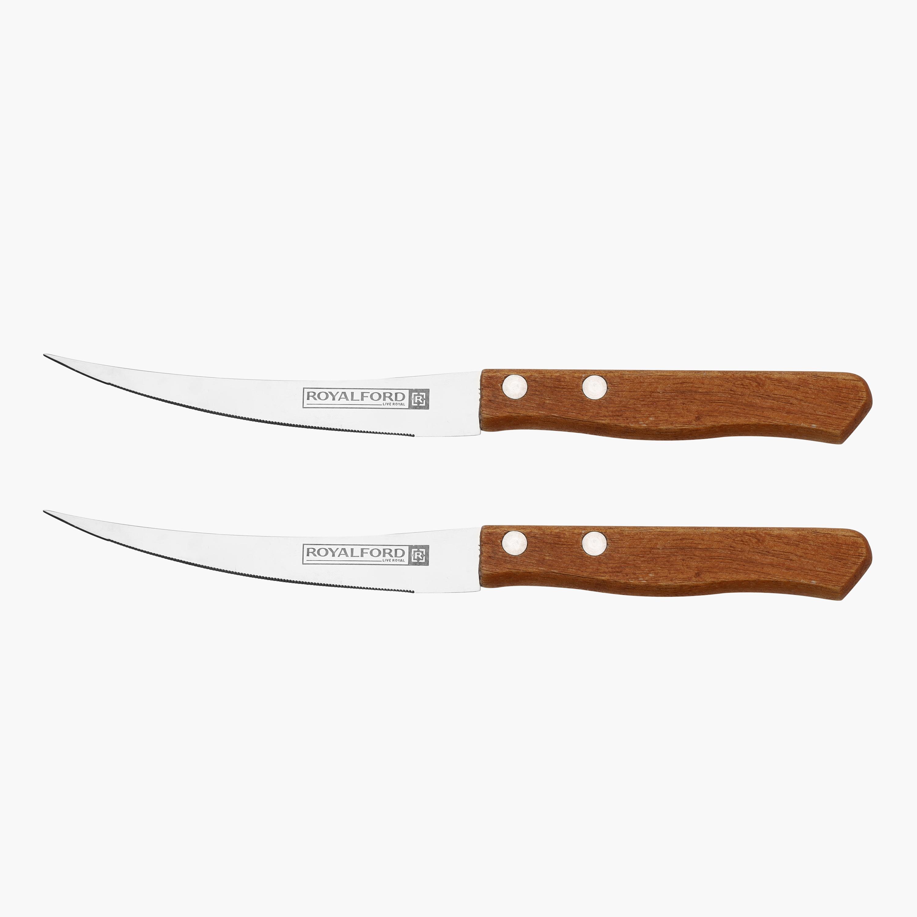 Royalford 2-Piece Stainless Steel Fruit Knife Set-household-kitchen-kitchentoolsandutensils-knives-image-1