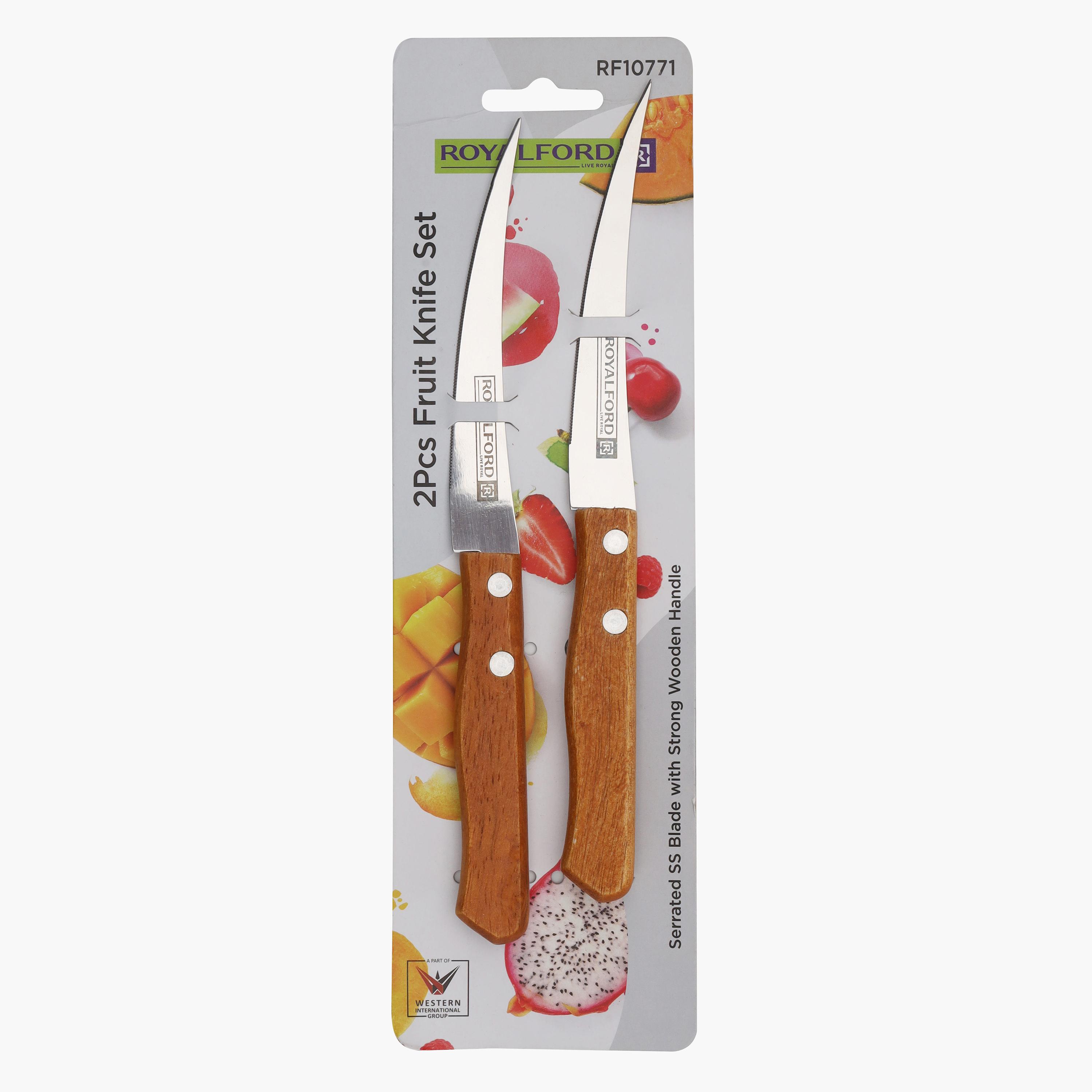 Royalford 2-Piece Stainless Steel Fruit Knife Set-household-kitchen-kitchentoolsandutensils-knives-image-2