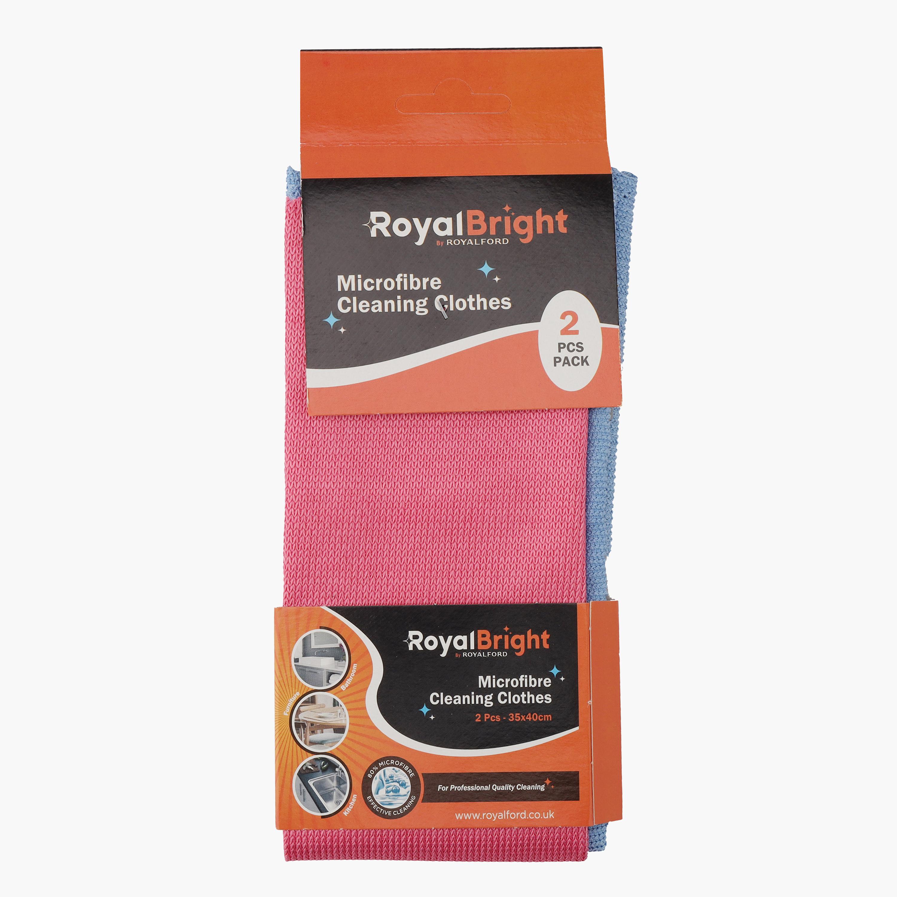 Royalbright 2-Piece Microfiber Cleaning Cloth Set-household-kitchen-kitchenlinen-kitchentowelsandlinen-image-2