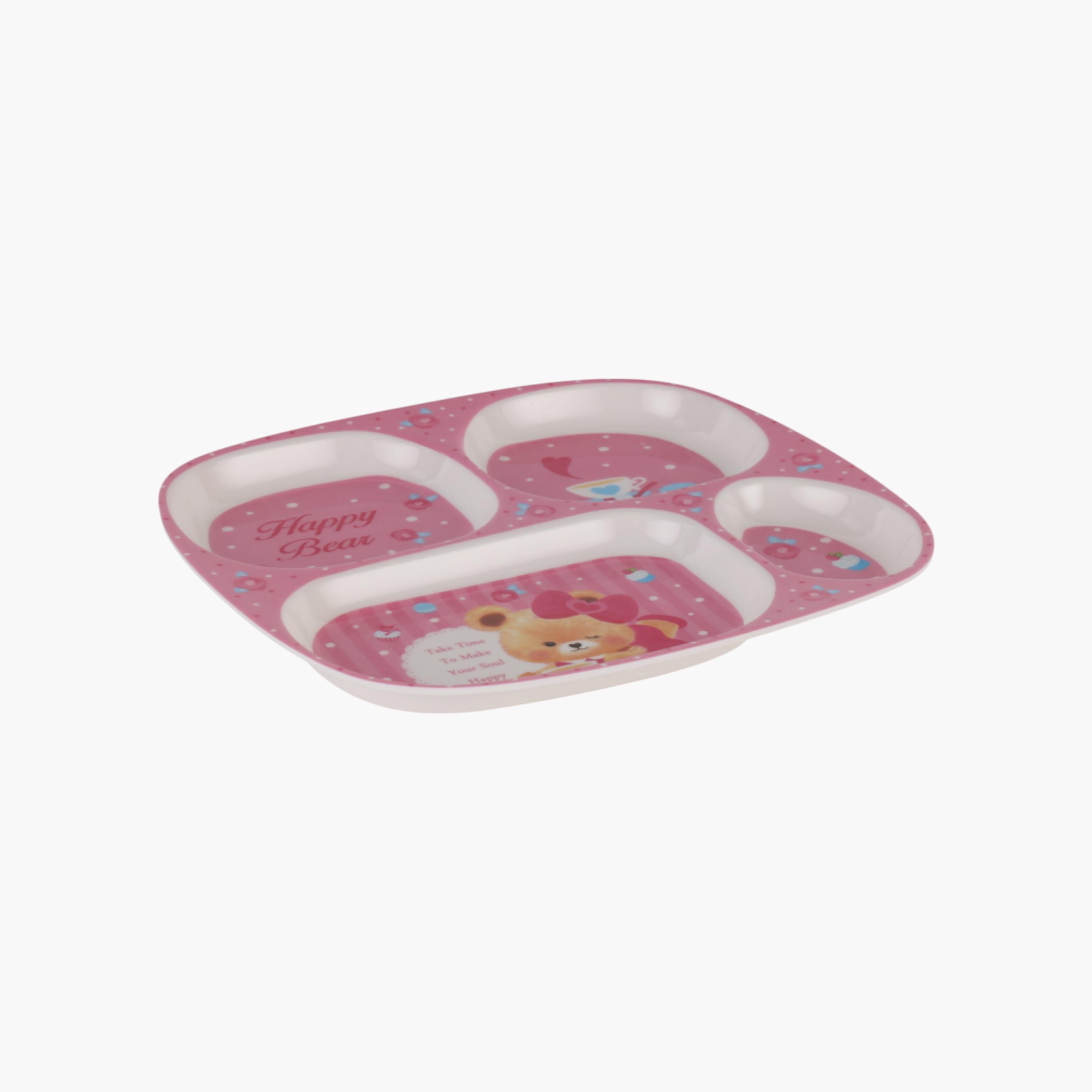 Printed 4-Compartment Baby Plate-household-dining-dinnerware-plates-image-1