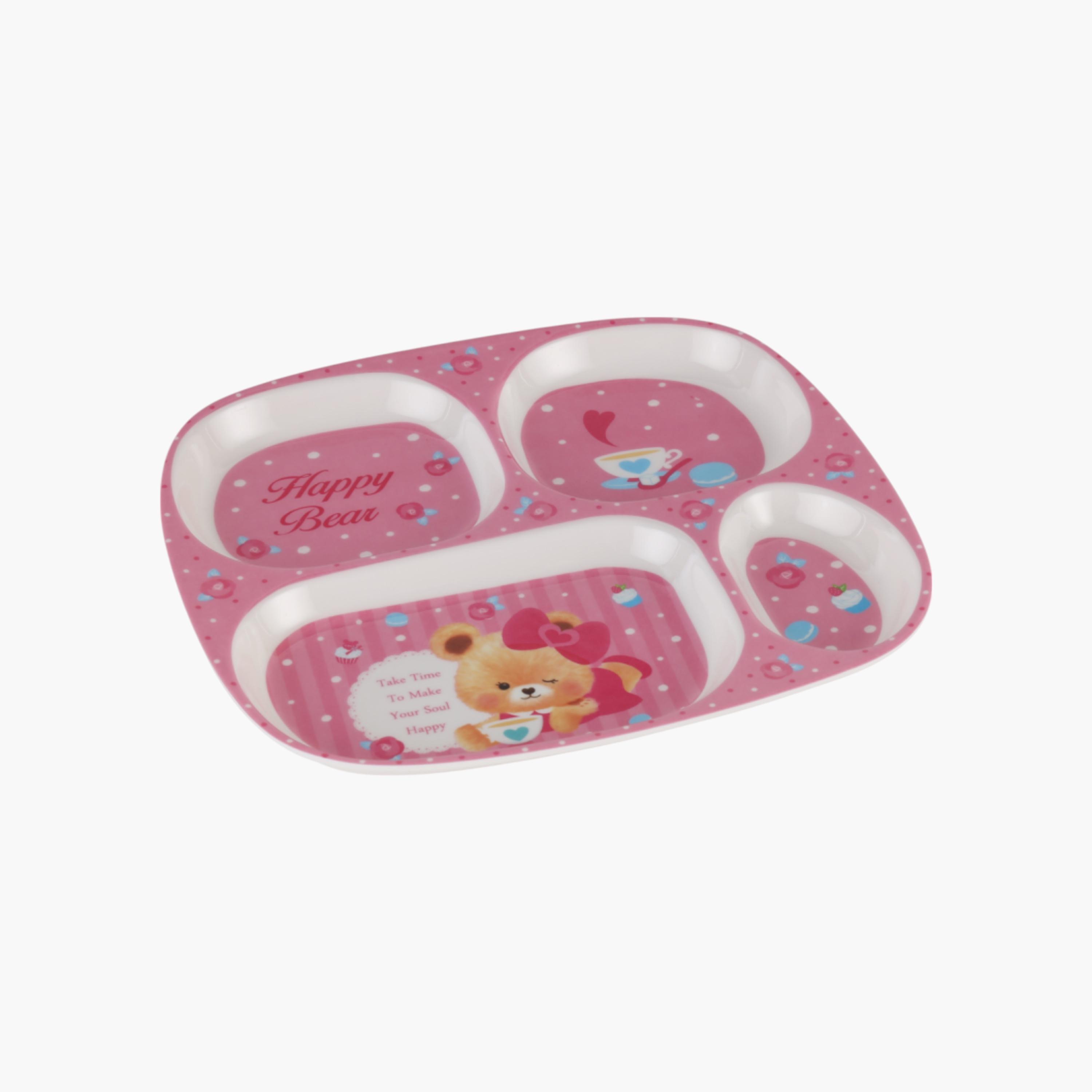 Printed 4-Compartment Baby Plate-household-dining-dinnerware-plates-image-2