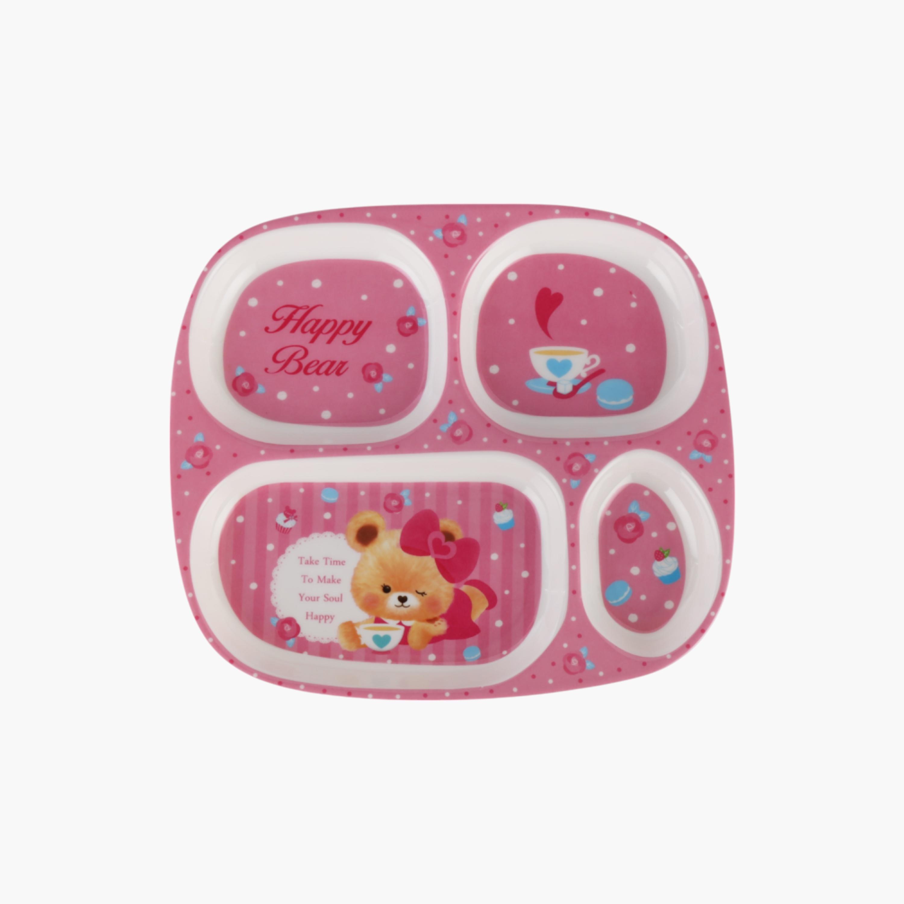 Printed 4-Compartment Baby Plate-household-dining-dinnerware-plates-image-4