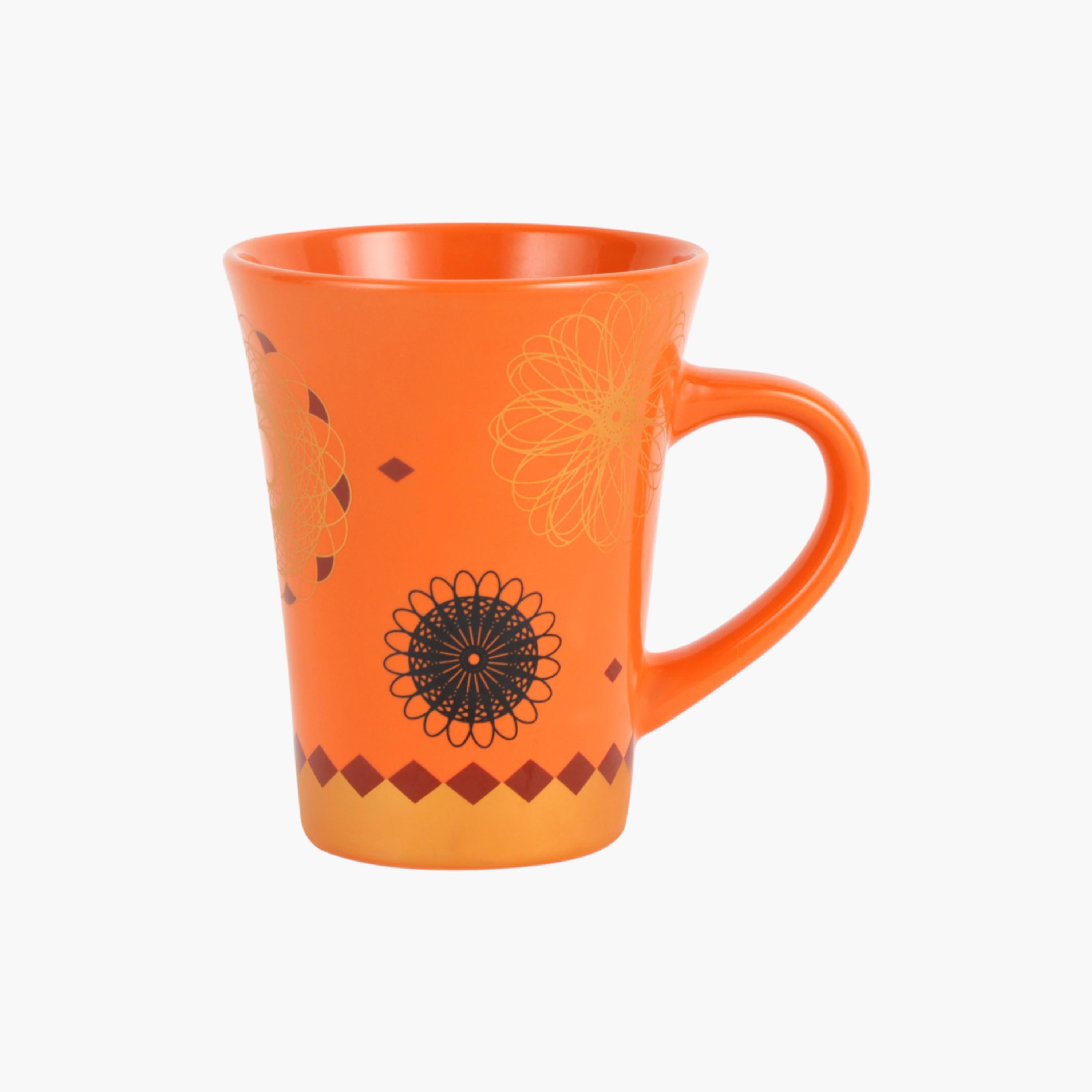 Printed Stoneware Coffee Mug - 325 ml-household-dining-teaandcoffee-mugsandcups-image-1