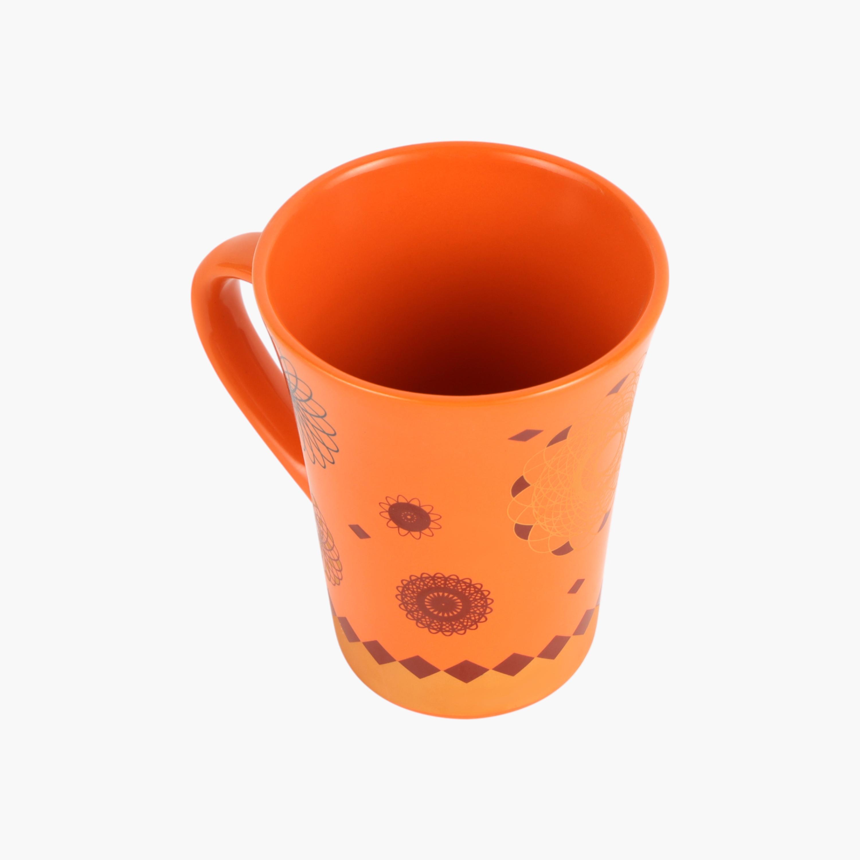 Printed Stoneware Coffee Mug - 325 ml-household-dining-teaandcoffee-mugsandcups-image-4