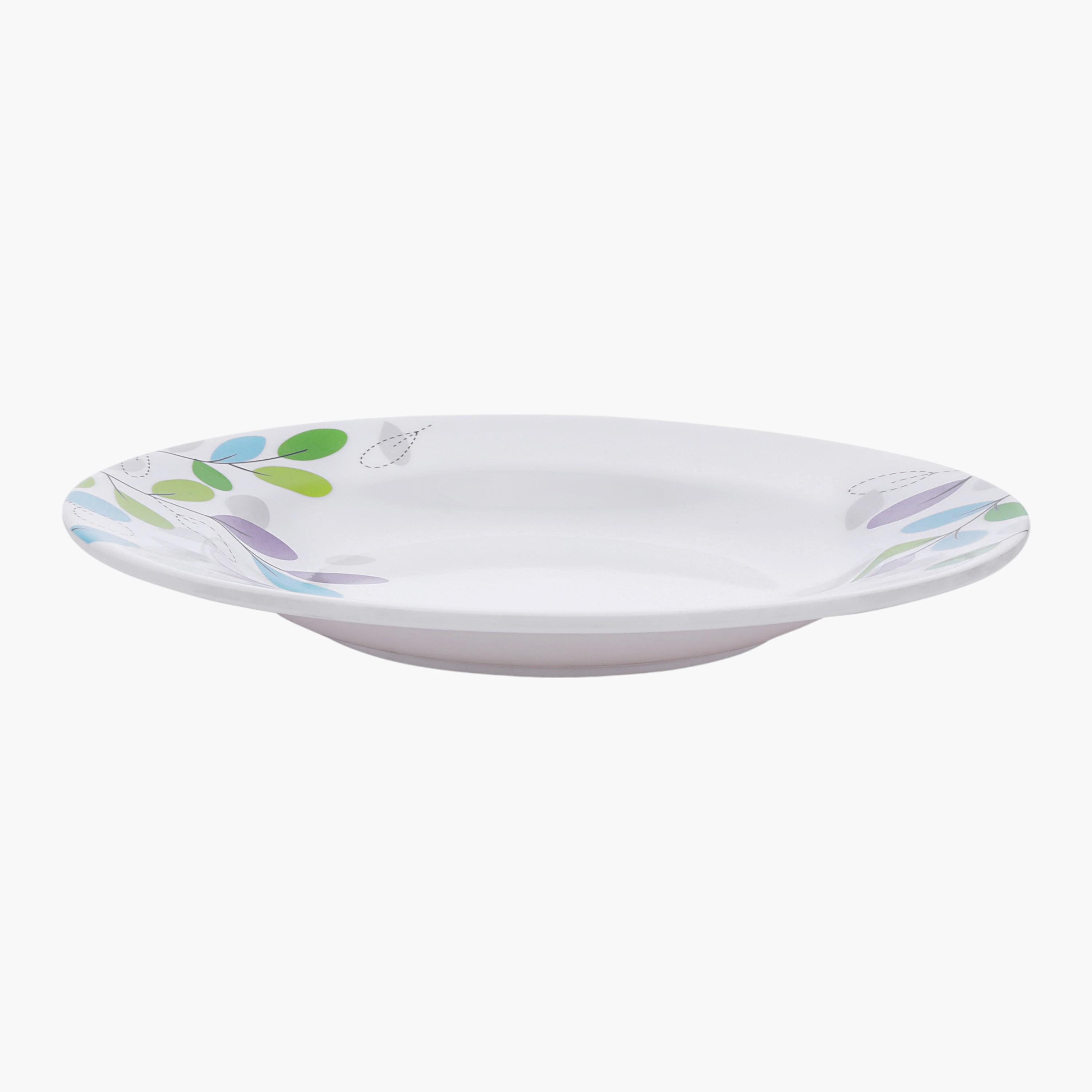 Leaf Print Melamine Plate-household-dining-dinnerware-plates-image-8