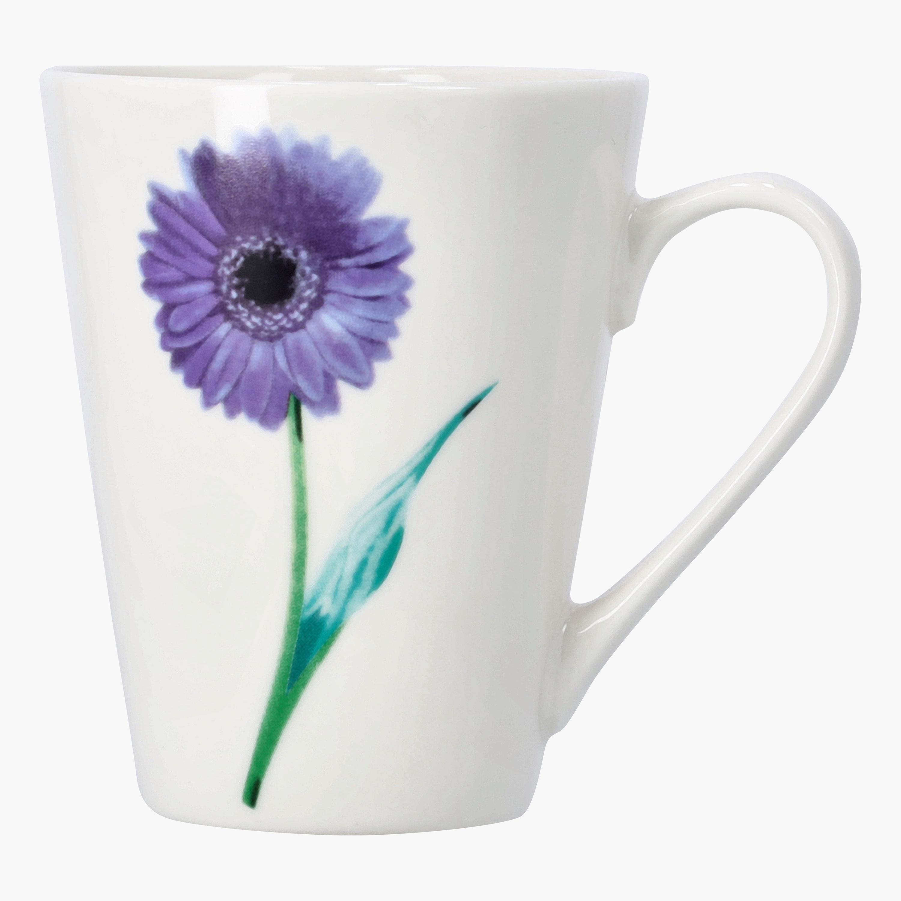 Royalford Floral Print Ceramic Mug - 325 ml-household-dining-teaandcoffee-mugsandcups-image-1