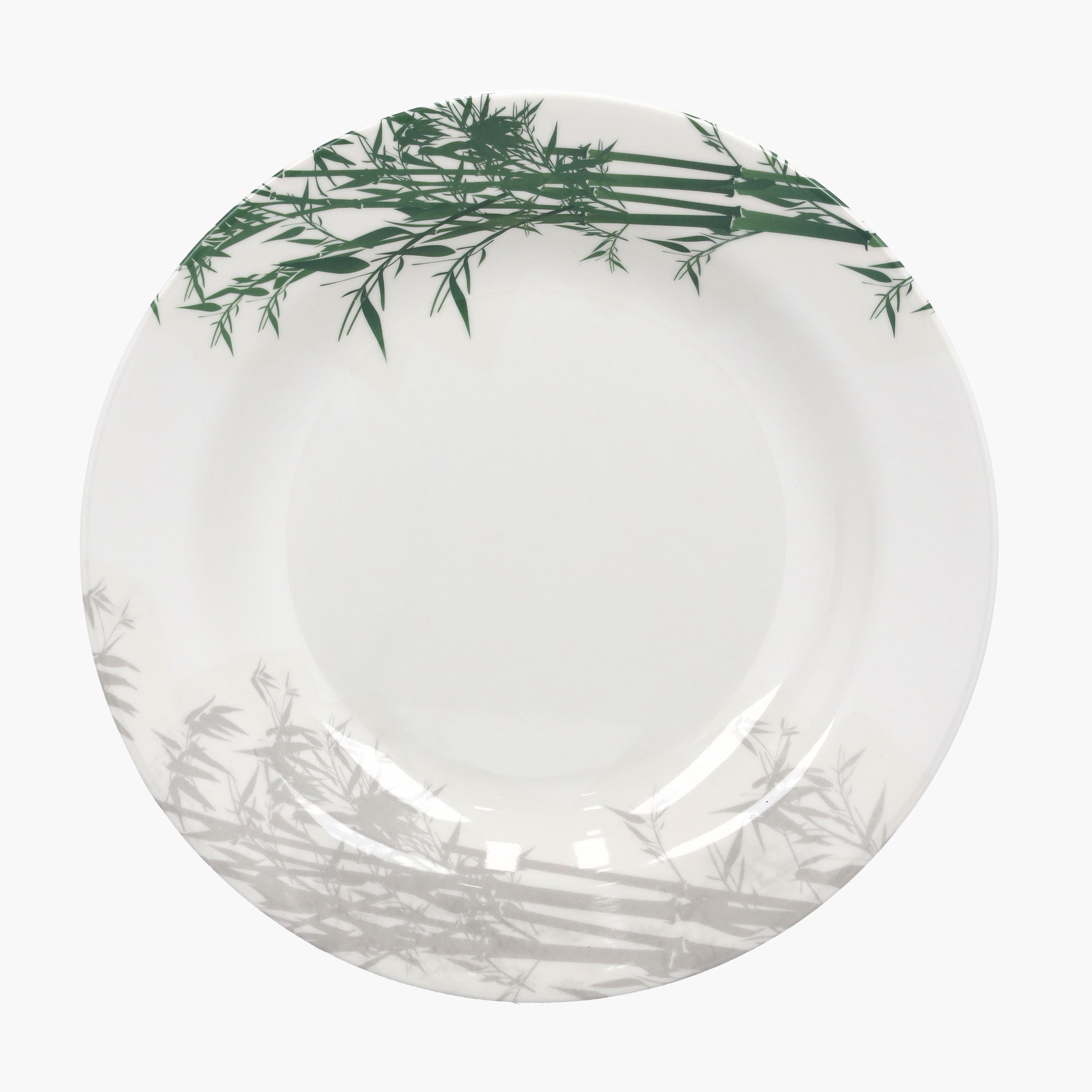 Royalford Floral Print 10-inch Melamine Soup Plate-household-dining-dinnerware-plates-image-1