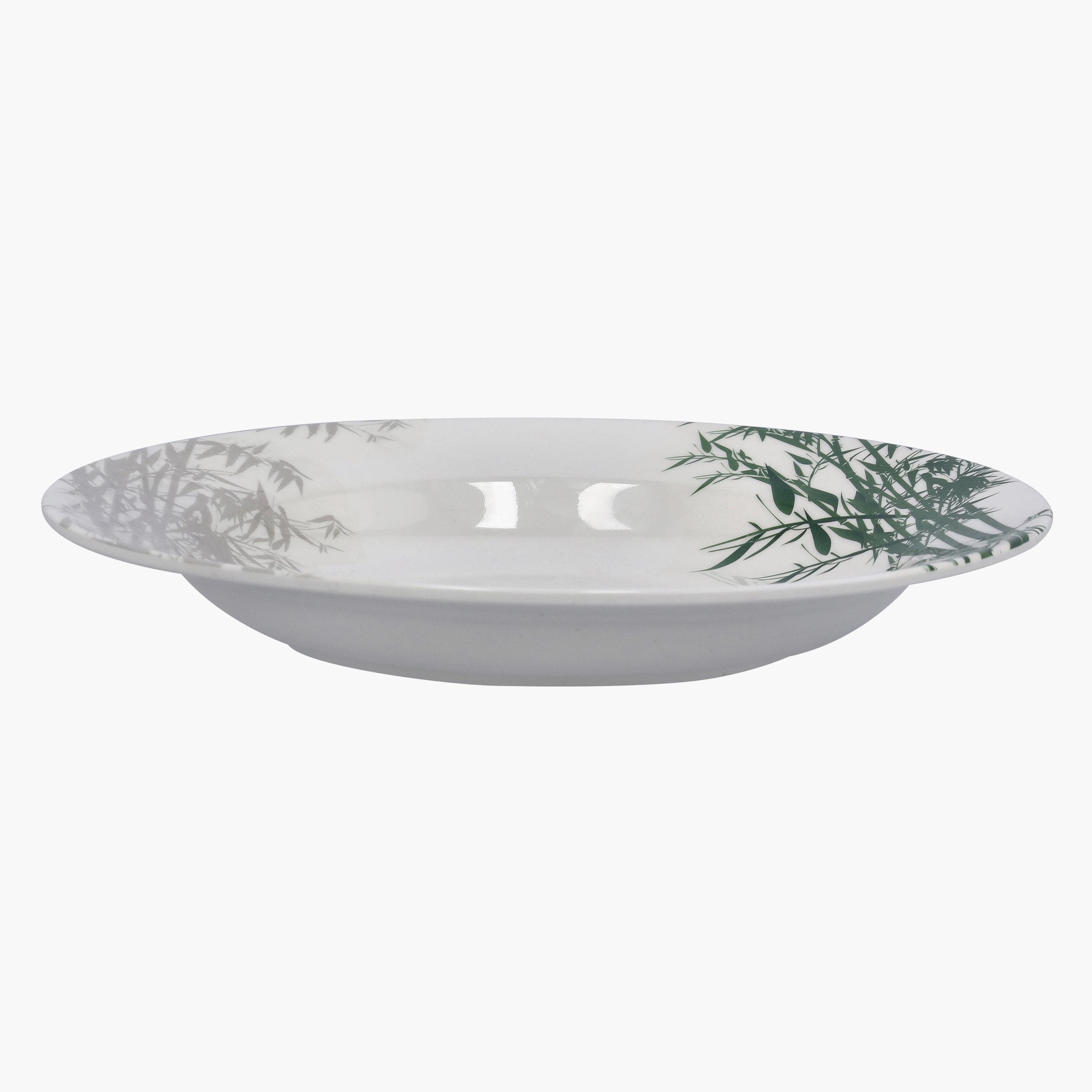 Royalford Floral Print 10-inch Melamine Soup Plate-household-dining-dinnerware-plates-image-3