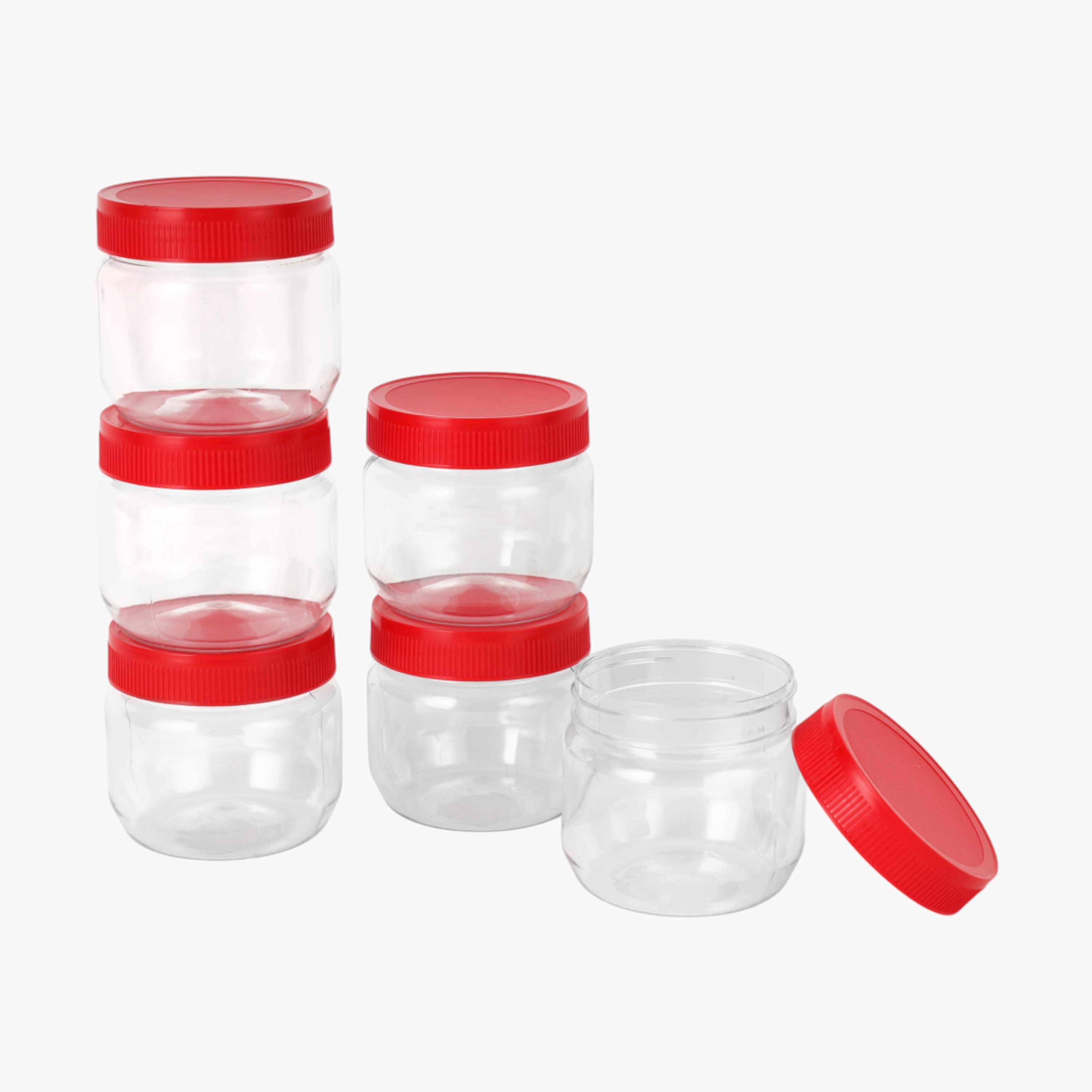 Airtight 6-Piece Jar Set - 250 ml-household-kitchen-foodstorage-containers-image-3