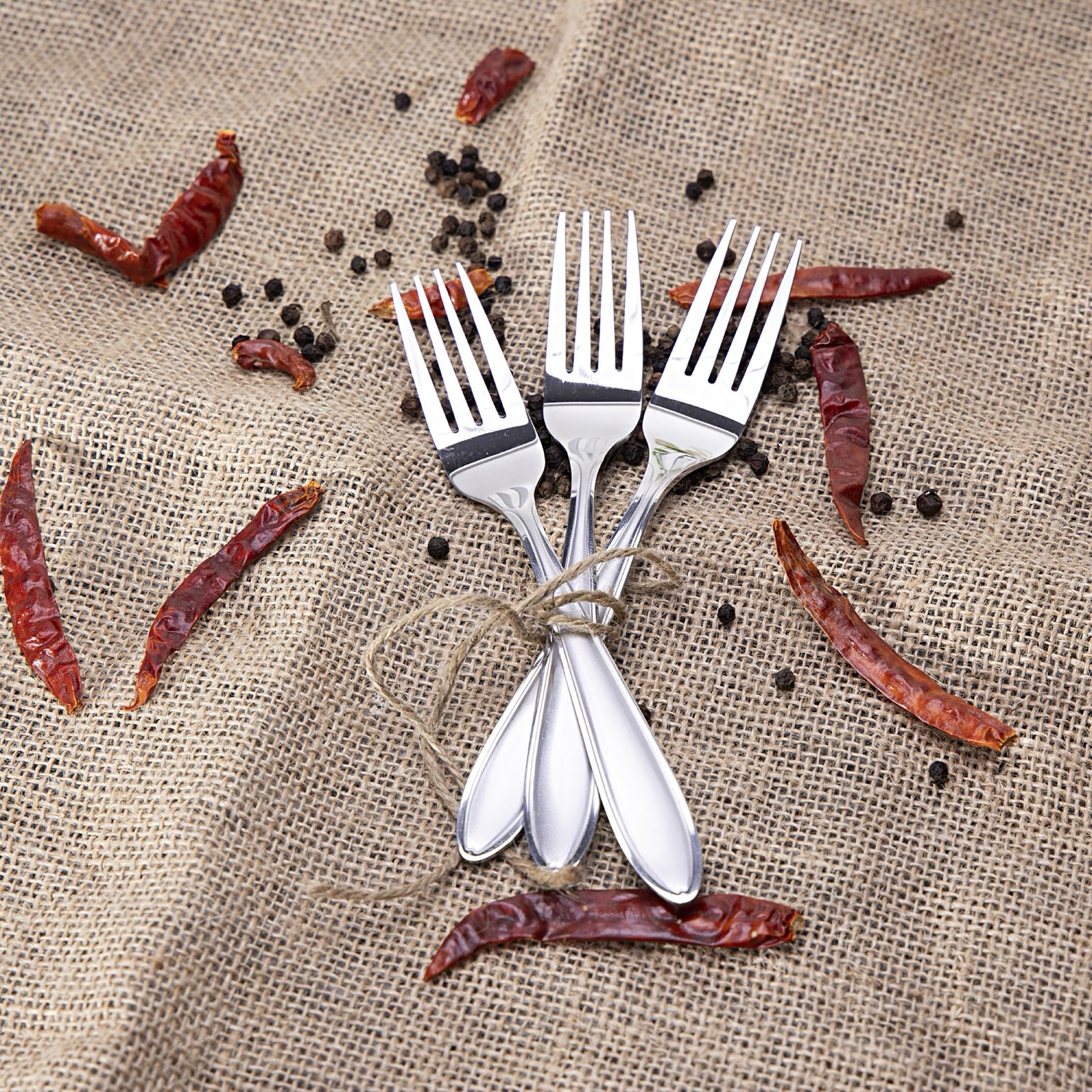 Royalford 3-Piece Stainless Steel Table Fork Set-household-dining-cutlery-spoonsforksandknives-image-8