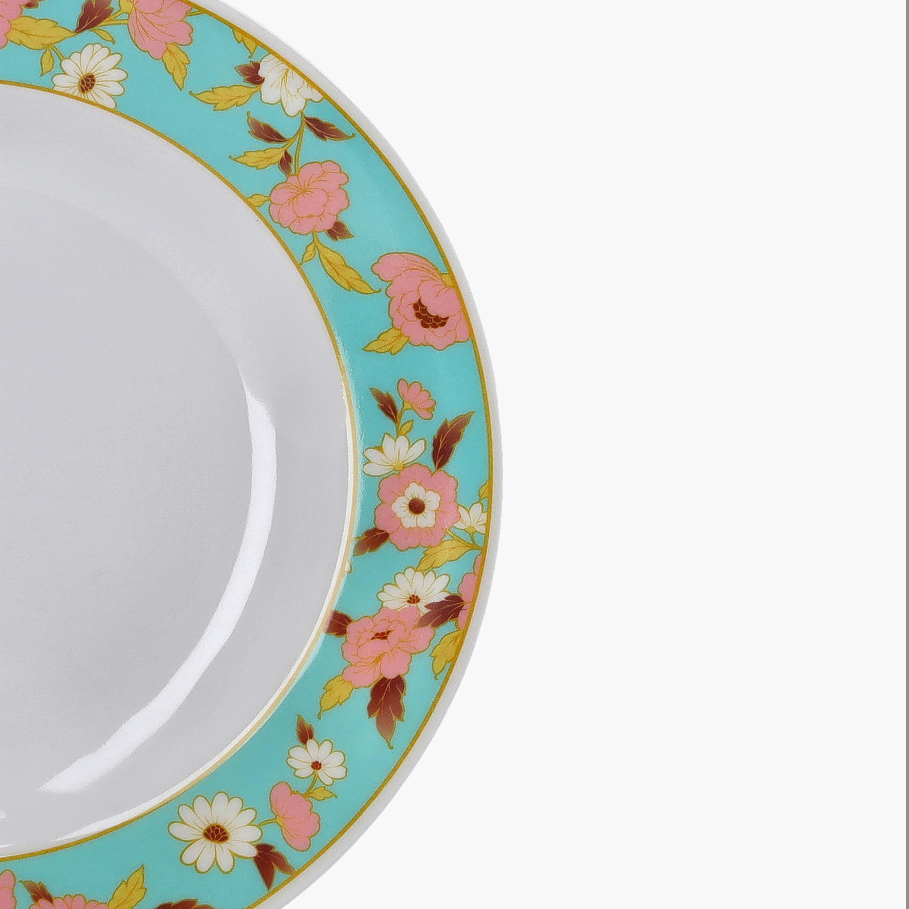 Floral Print Melamine Deep Plate - 25 cms-household-dining-dinnerware-plates-image-2