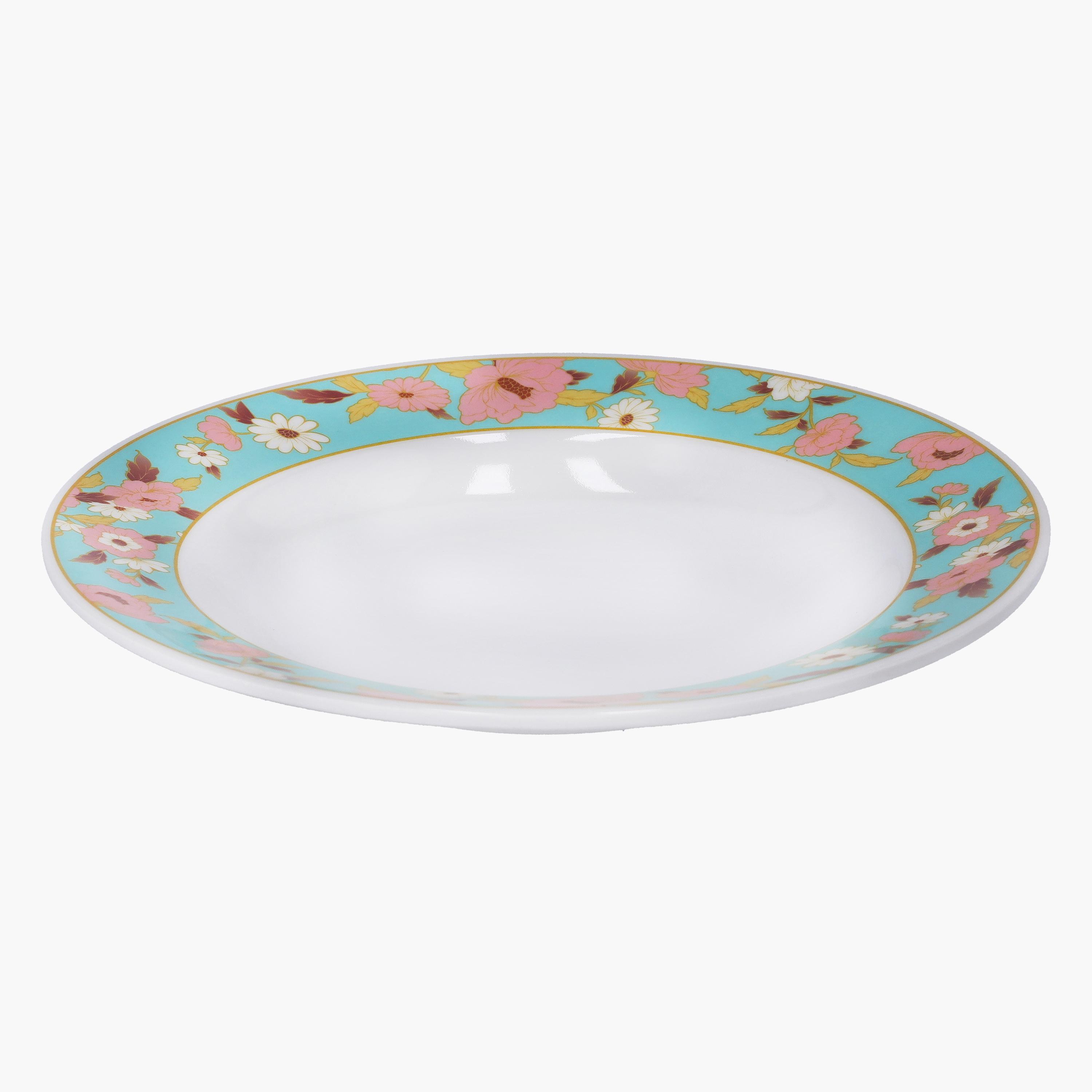 Floral Print Melamine Deep Plate - 25 cms-household-dining-dinnerware-plates-image-4
