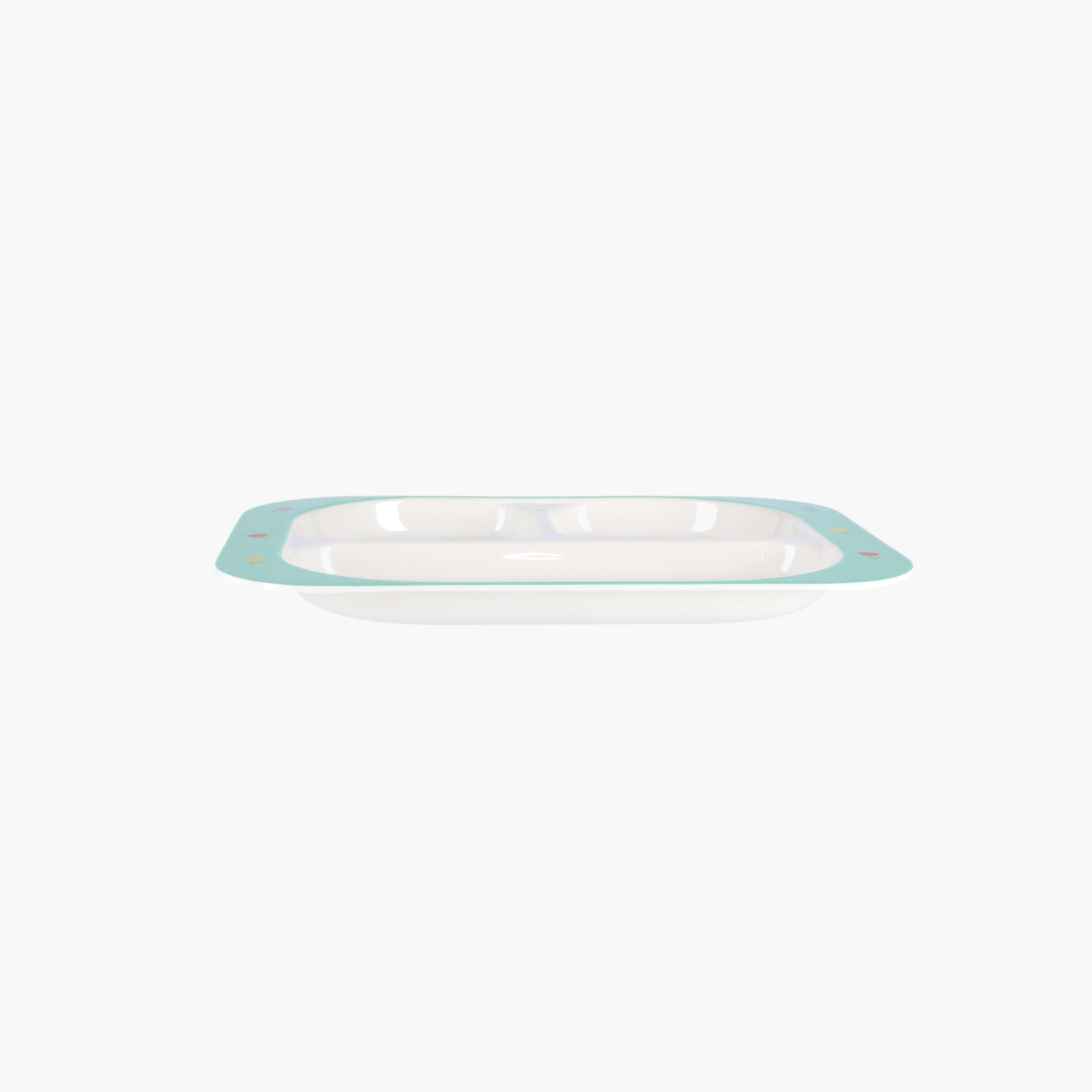 صحن ميلامين 3 أقسام بطبعات من رويال فورد - 26x19x2 سم-household-dining-dinnerware-plates-image-4