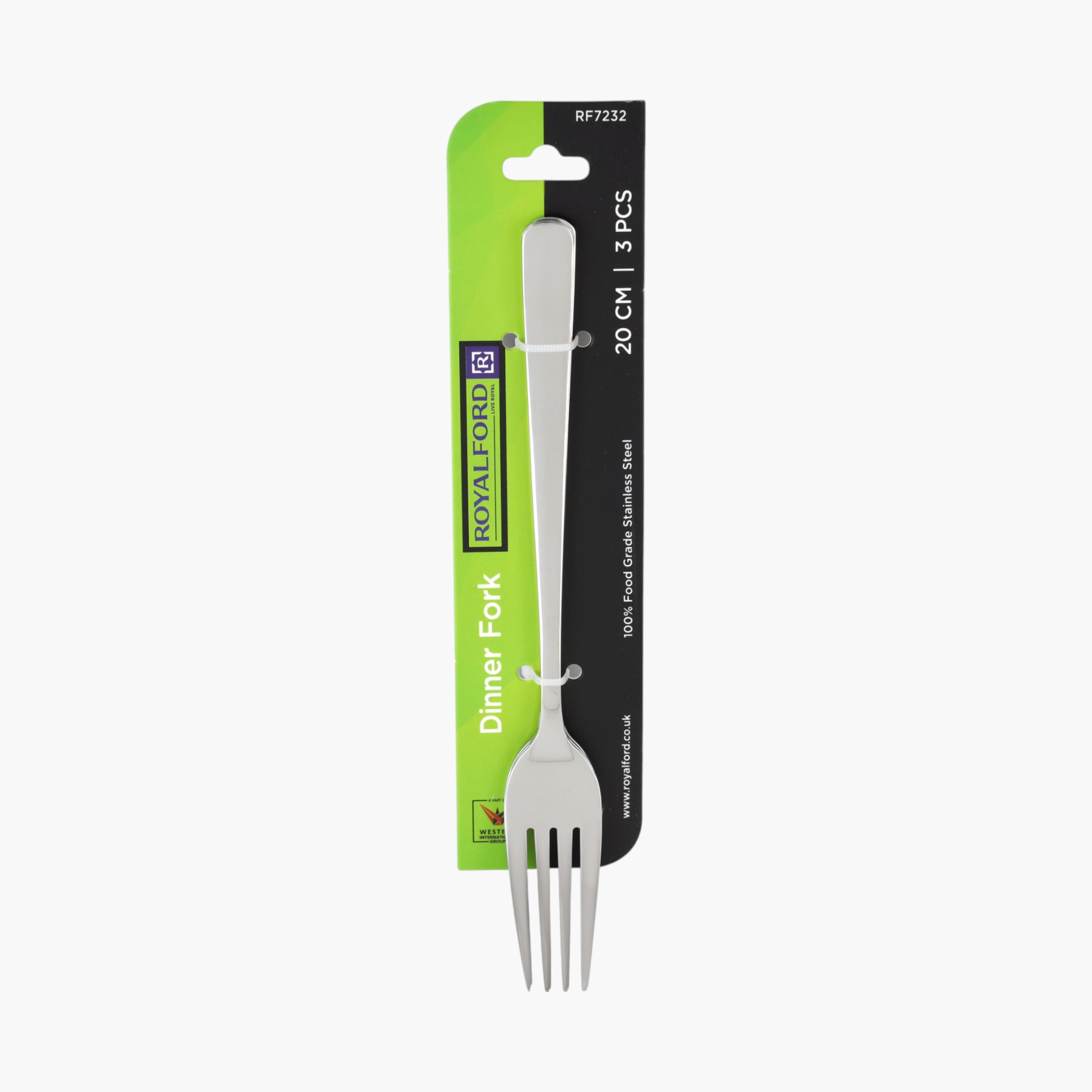 Stainless Steel Dinner Fork - Set of 3-household-dining-cutlery-spoonsforksandknives-image-2