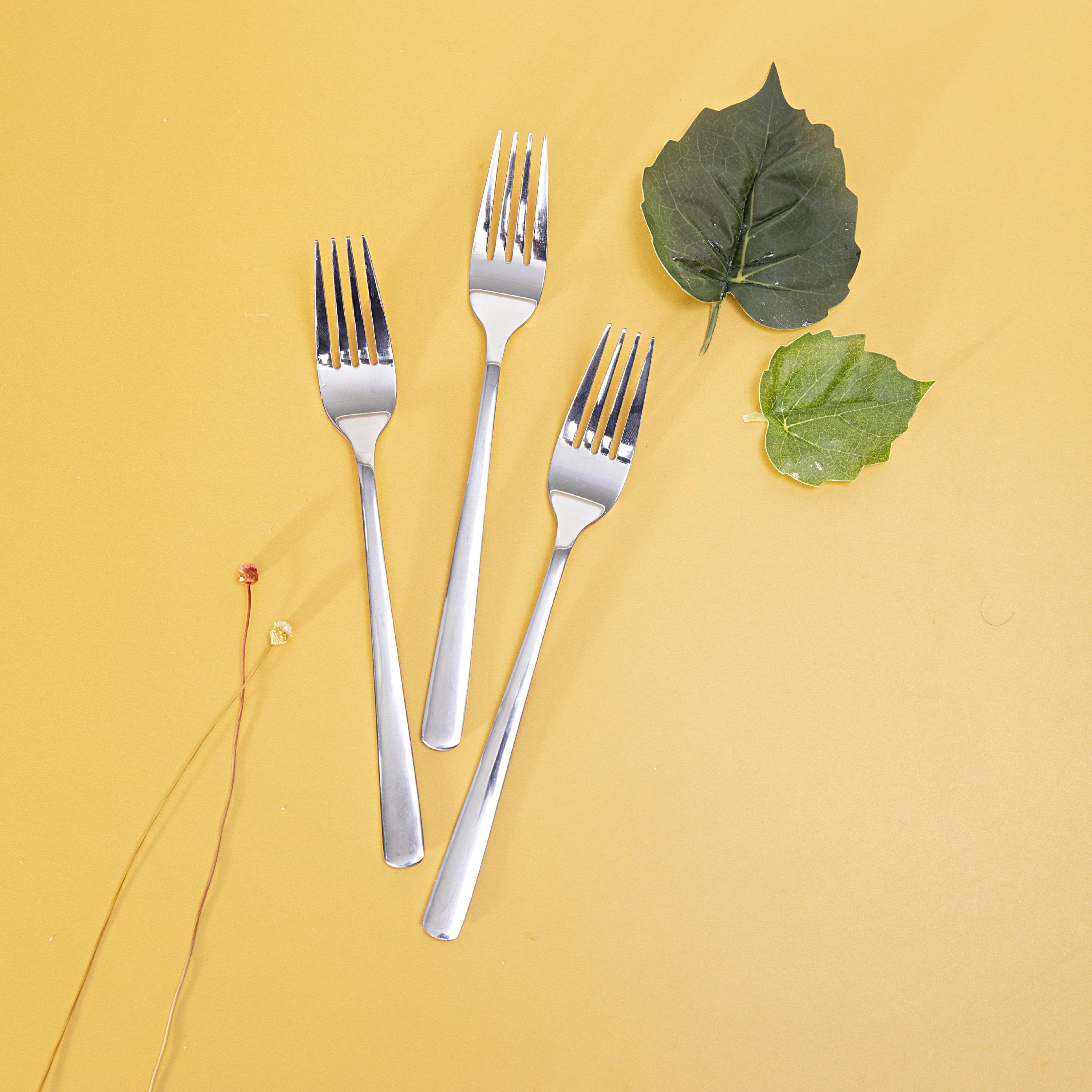 Stainless Steel Dinner Fork - Set of 3-household-dining-cutlery-spoonsforksandknives-image-9