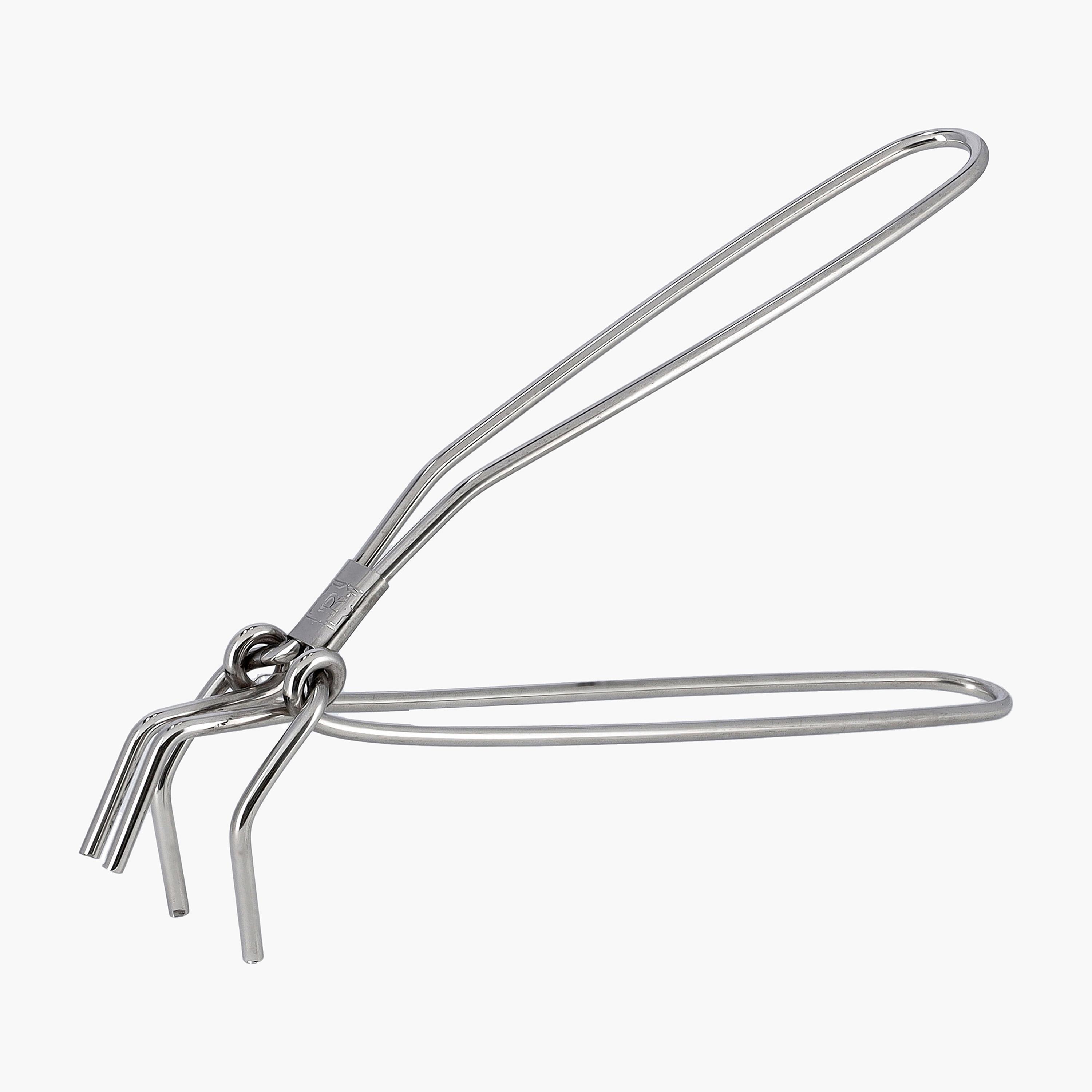 Stainless Steel Tongs - 20 cms-household-kitchen-kitchentoolsandutensils-cookingutensils-image-2