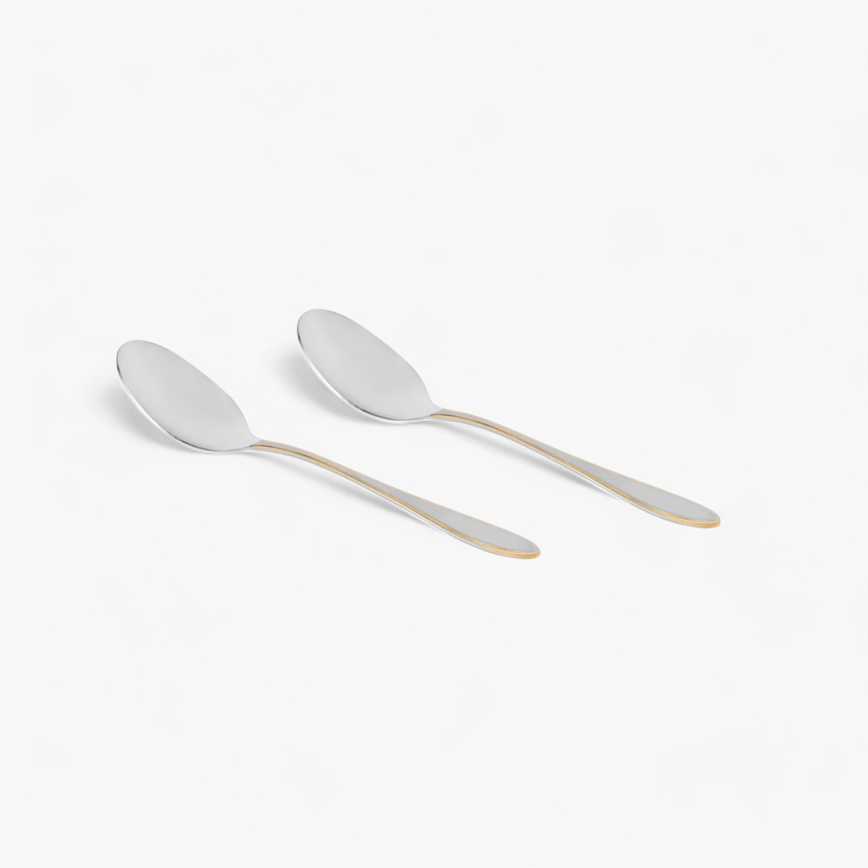 Royalford 2-Piece Stainless Steel Tea Spoon Set-household-dining-cutlery-spoonsforksandknives-image-1