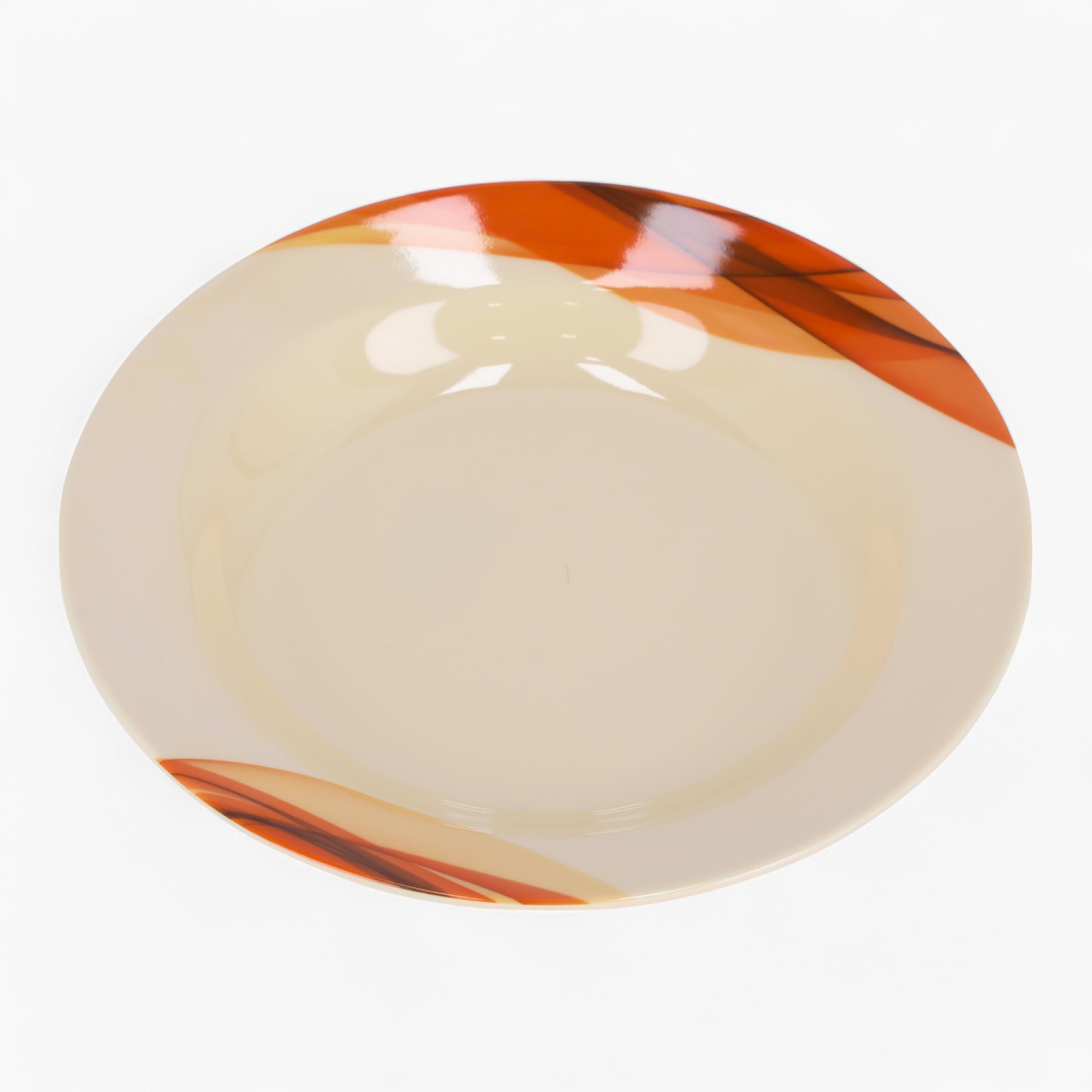 صحن ميلامين عميق بطبعات من رويال فورد - 24 سم-household-dining-dinnerware-plates-image-3